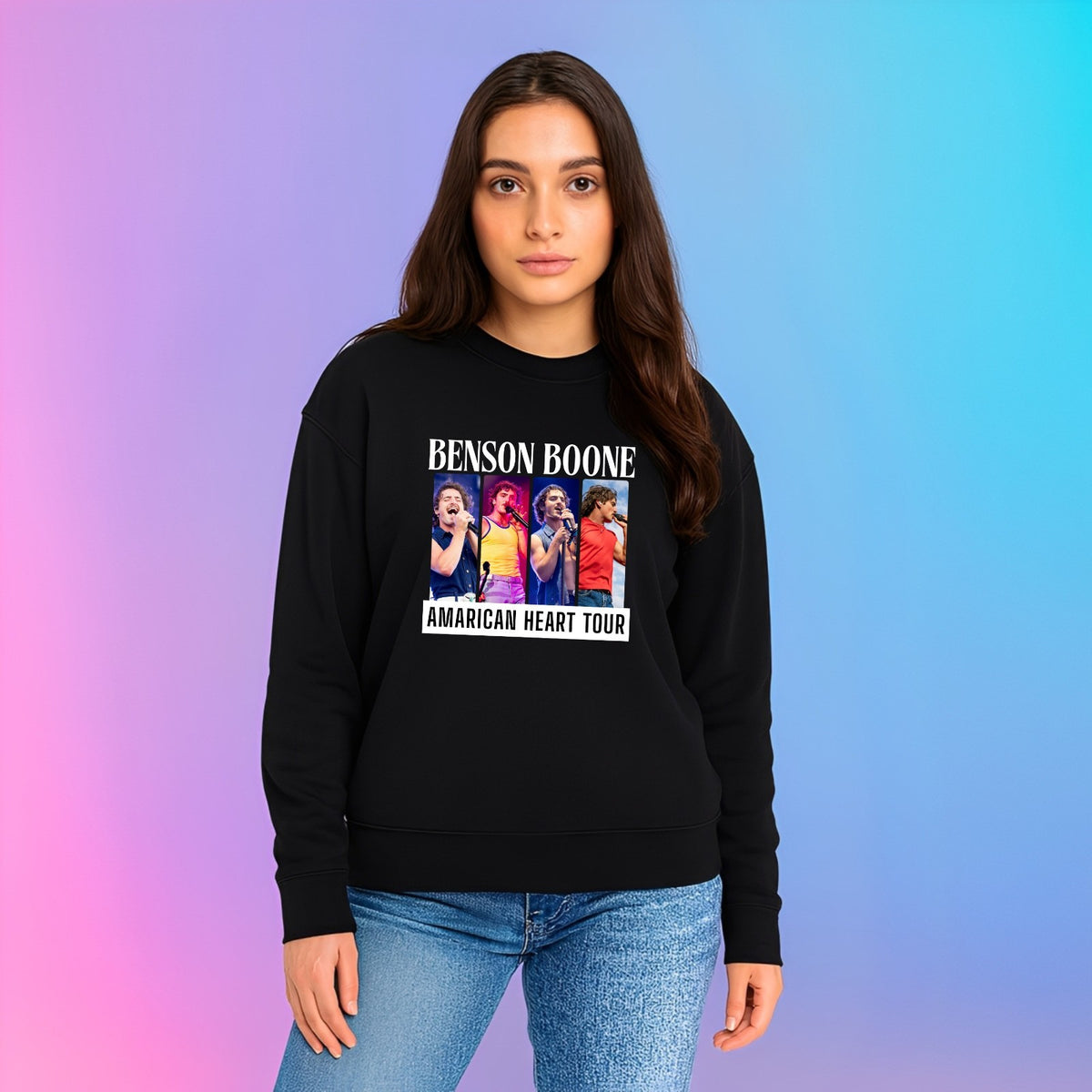 Emotional Pop American Heart Tour Jumper | Retro Music Sweatshirt | Live Concert