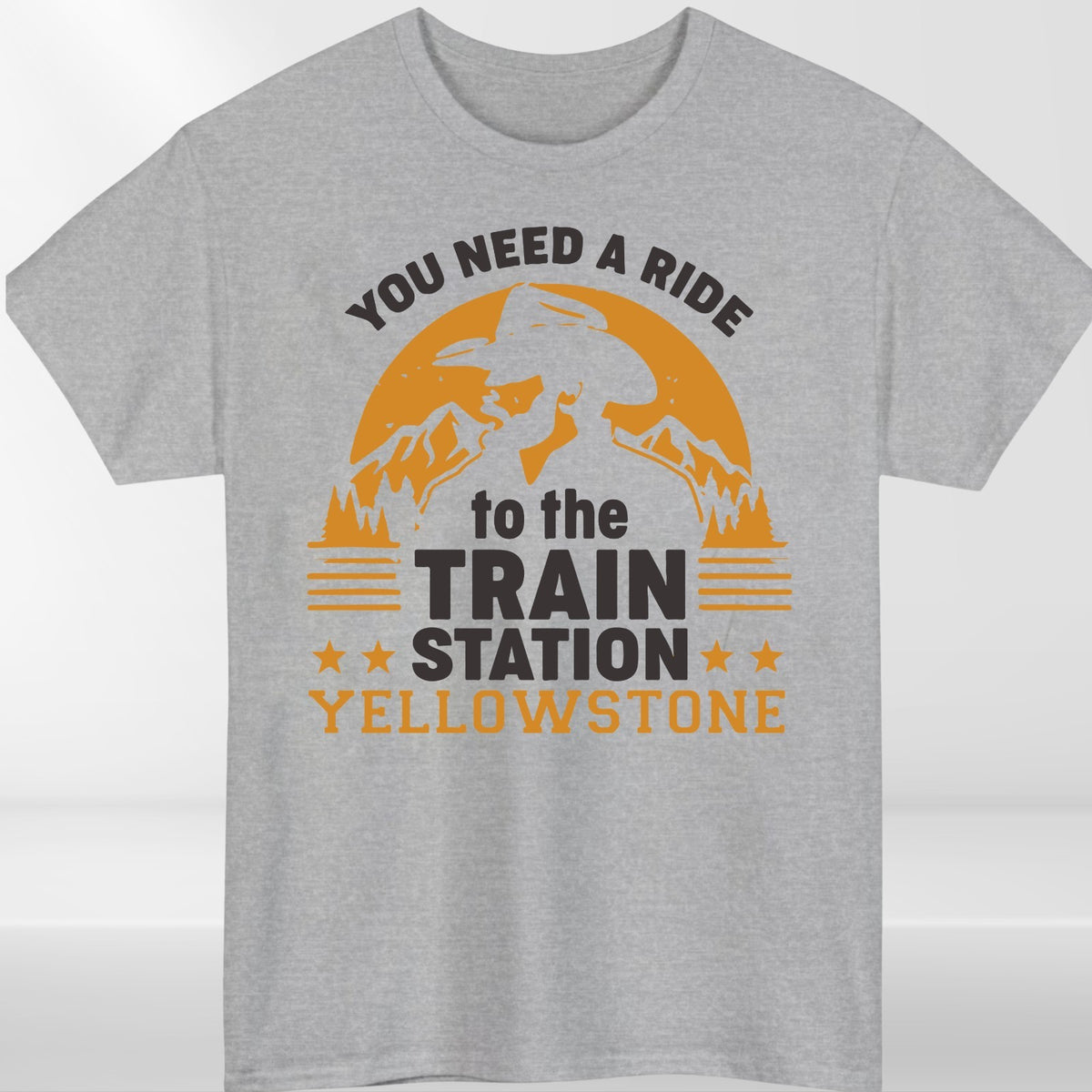 You Need A Ride To The Train Station Novelty Graphic T Shirt TV Series Inspired