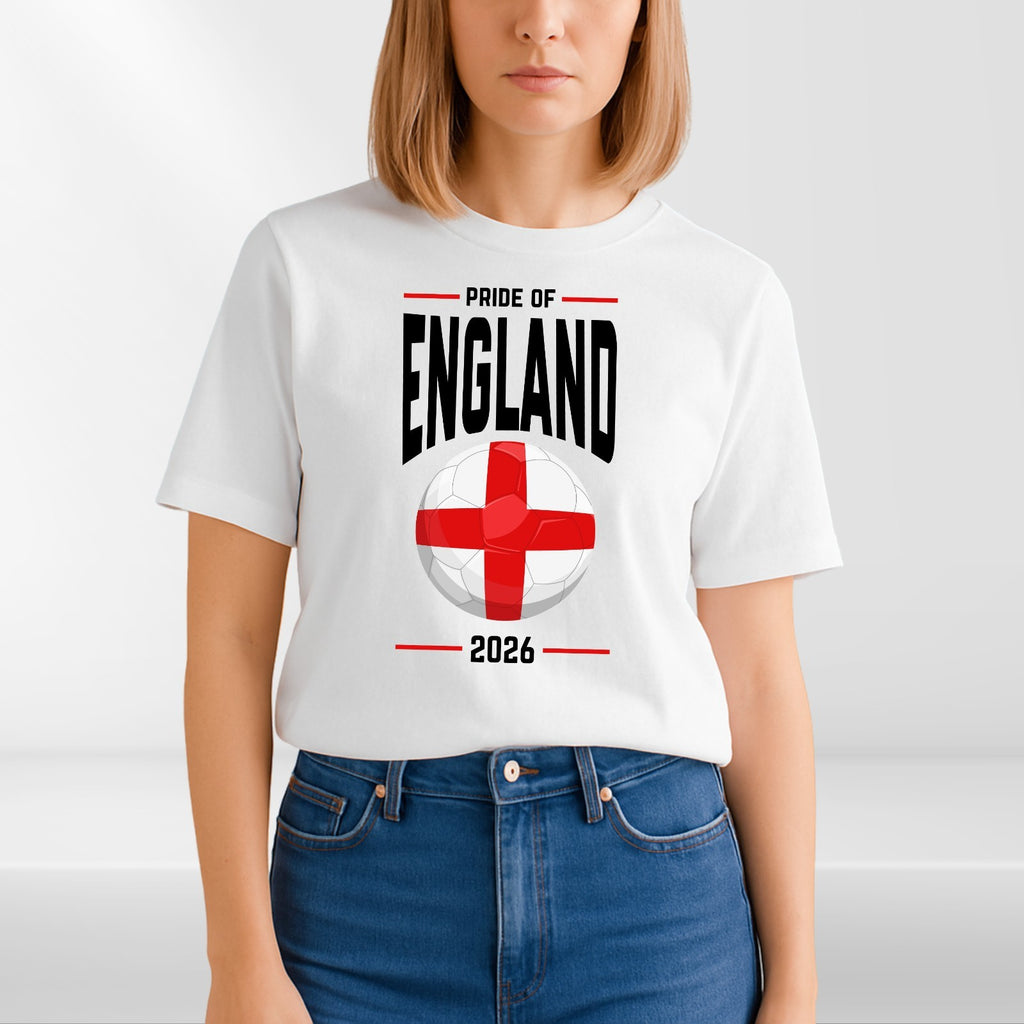 England Football Supporters T-Shirt 2026 St George Flag Unisex Fan Graphic Tee