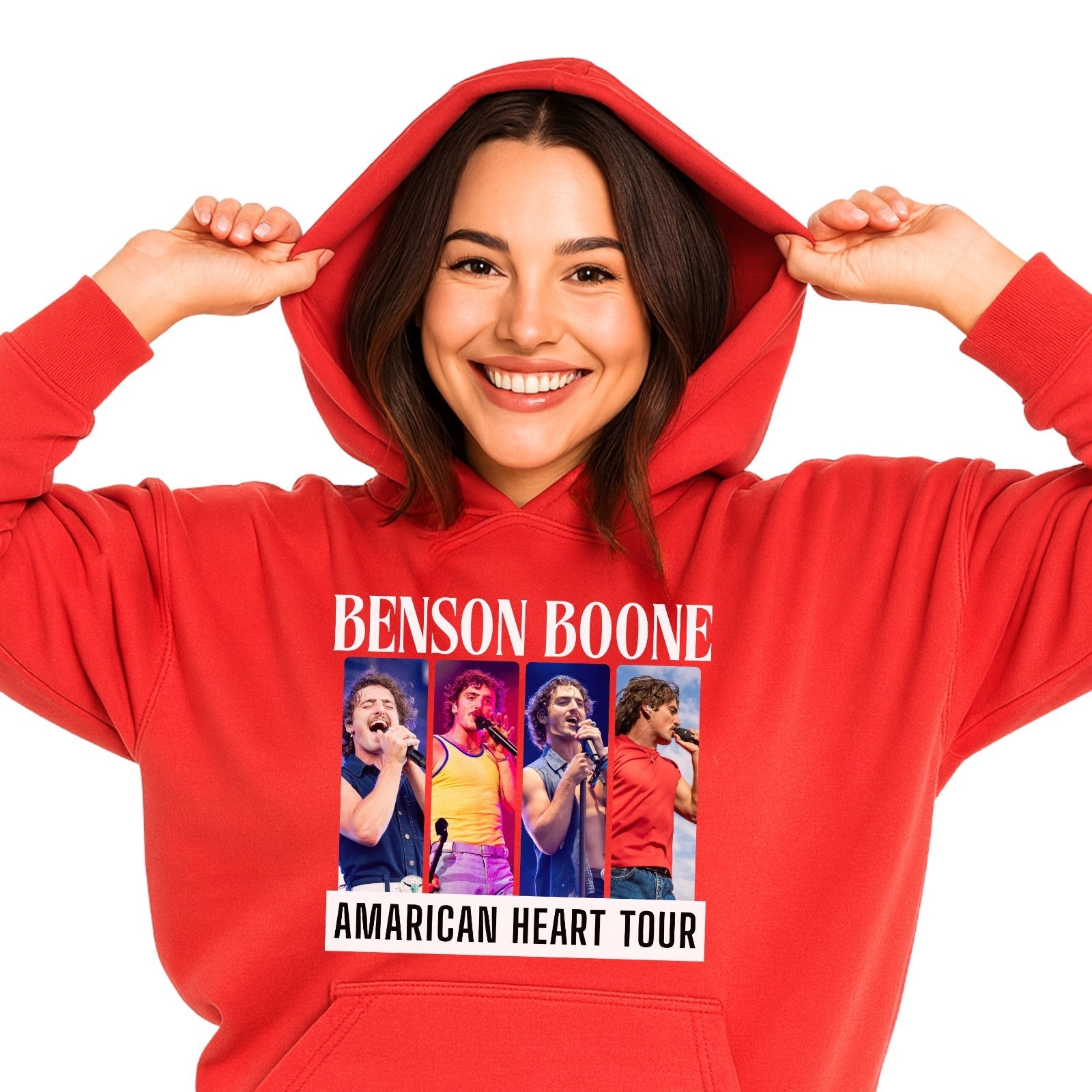 Emotional Pop American Heart Tour Hoodie| Retro Music Sweatshirt | Live Concert