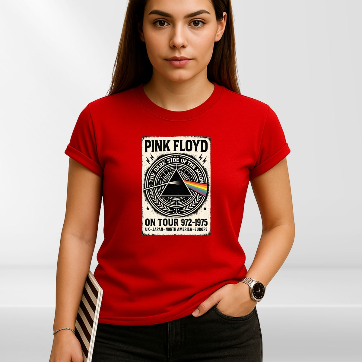 Floyd T Shirt Dark Side Of The Moon Pink Album Tee New 2025 Unisex Rainbow Shirt
