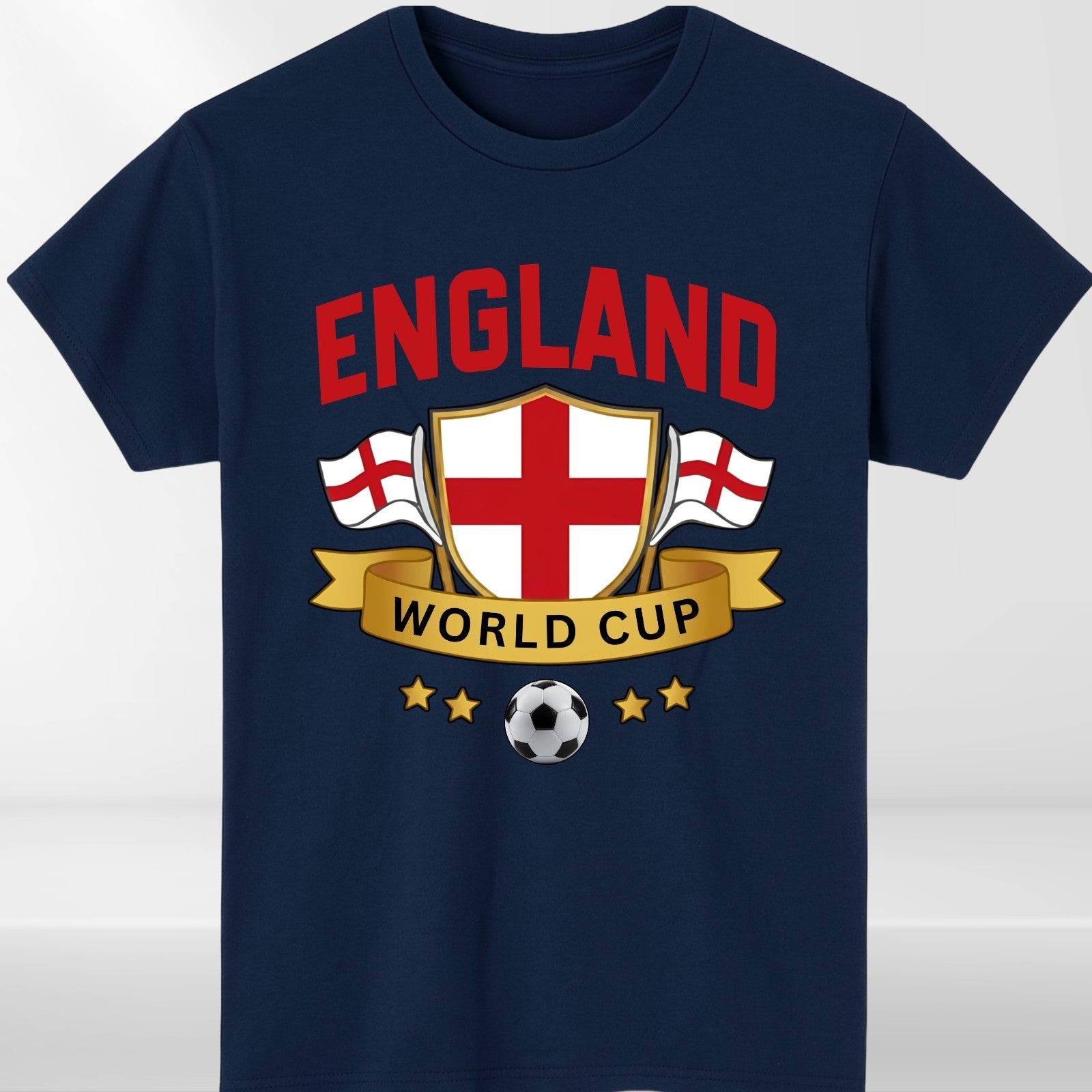 England Football T Shirt 2026 Football Fans Adult Kids Tee Gift Top