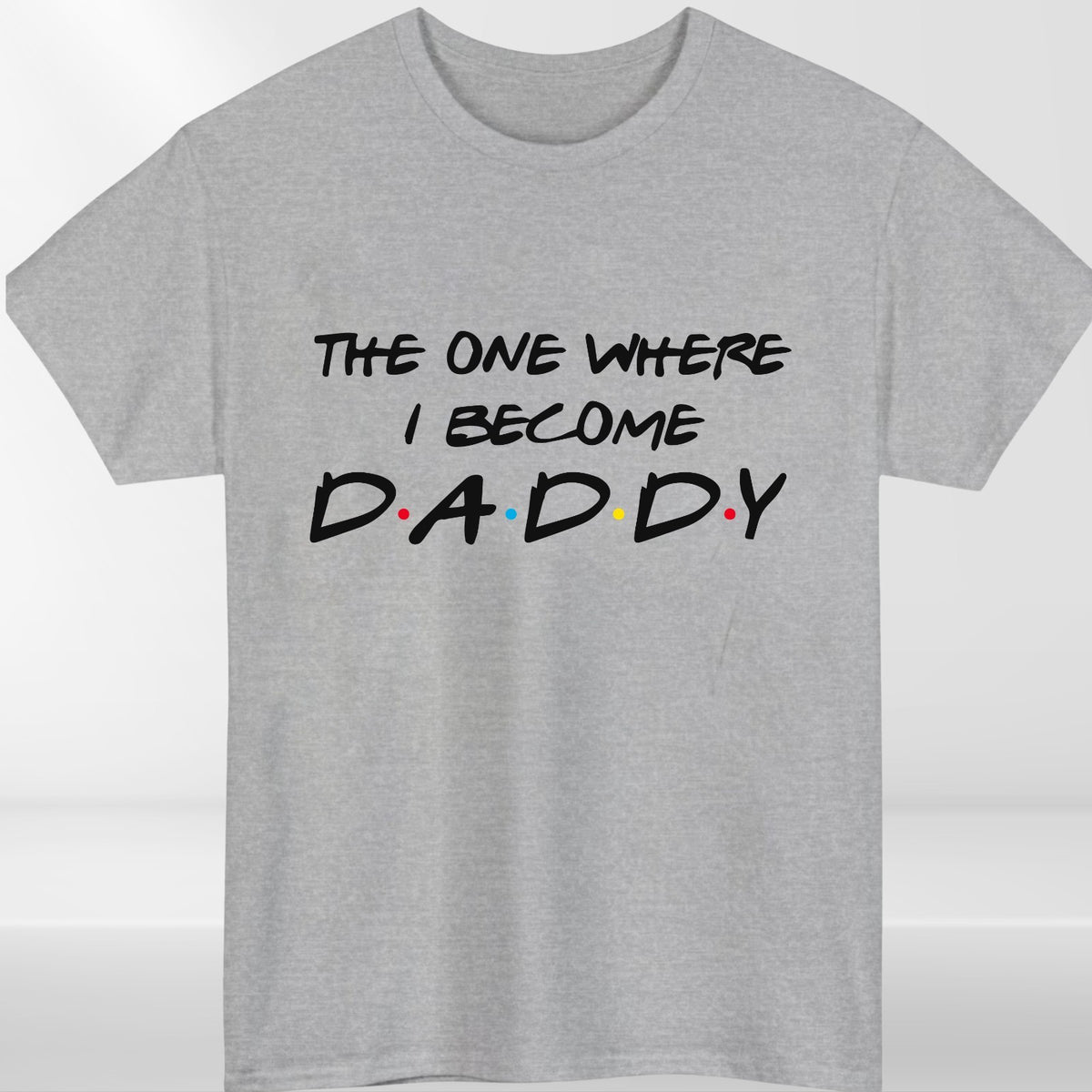 The One Where I Become Mummy Daddy T-Shirt Women Mommy Mom To Be Dad Gift Tee