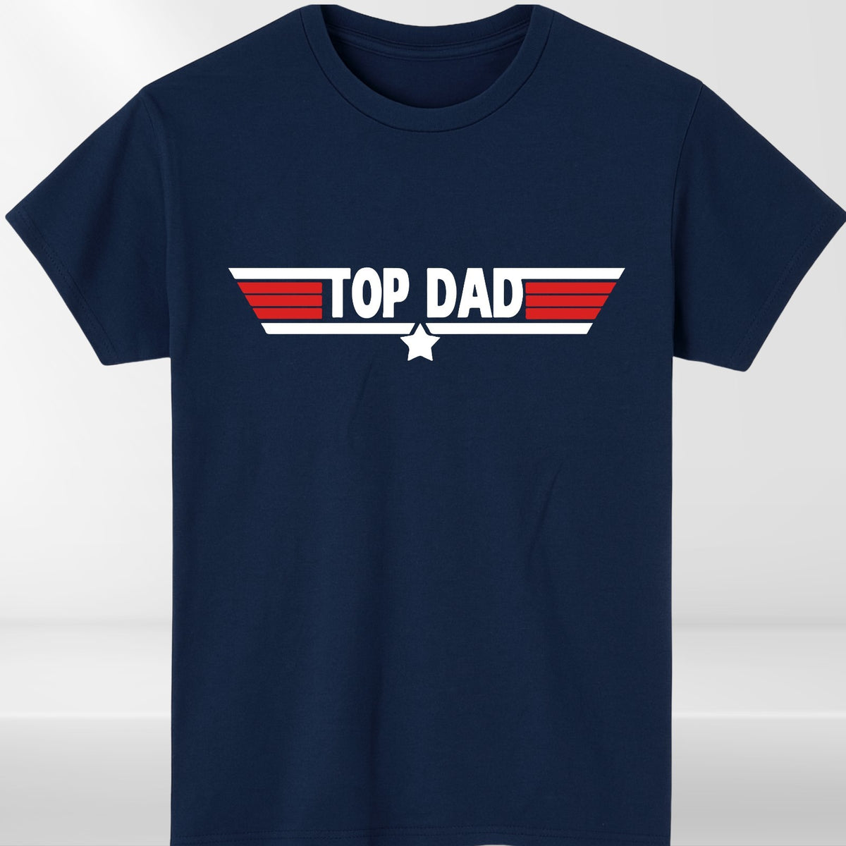 Top Dad Mens T Shirt Fathers Day Birthday Funny Gift Unisex Tee Top