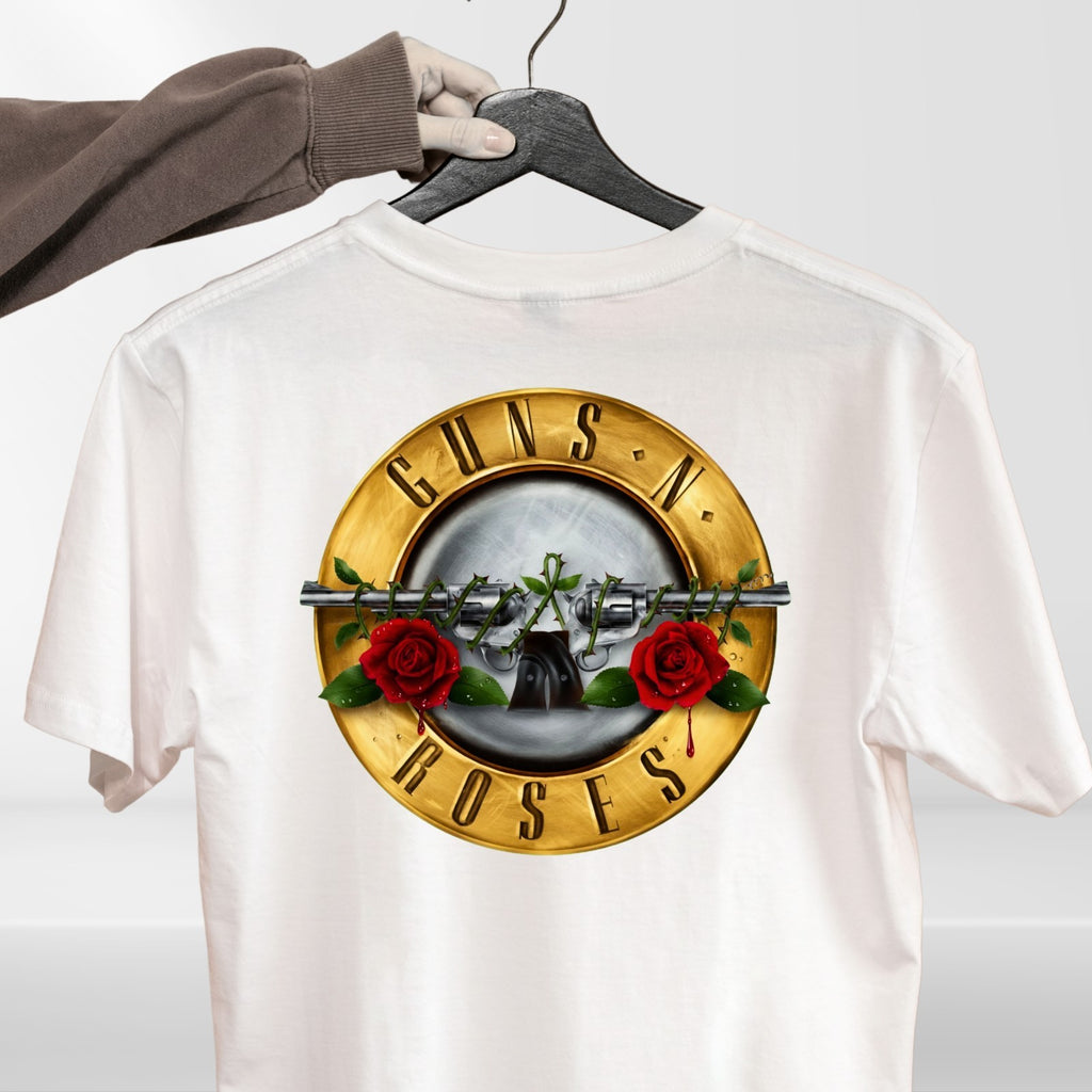 Guns N Roses Tour 2026 T-Shirt 80s Classic Rock Fan Concert Bullet Logo Gift Top