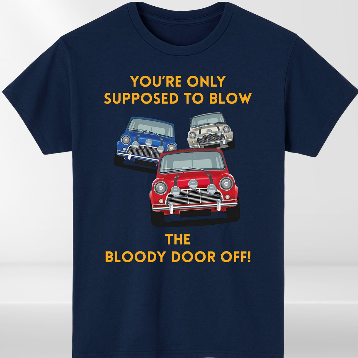 Retro Mini Cooper Quote T Shirt Classic British Car Lover Vintage Gift Tee UK