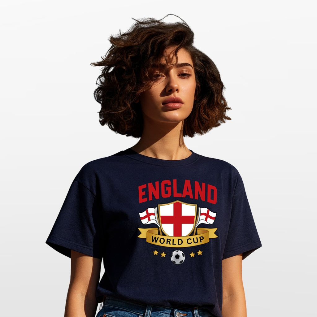 England Football T Shirt 2026 Football Fans Adult Kids Tee Gift Top