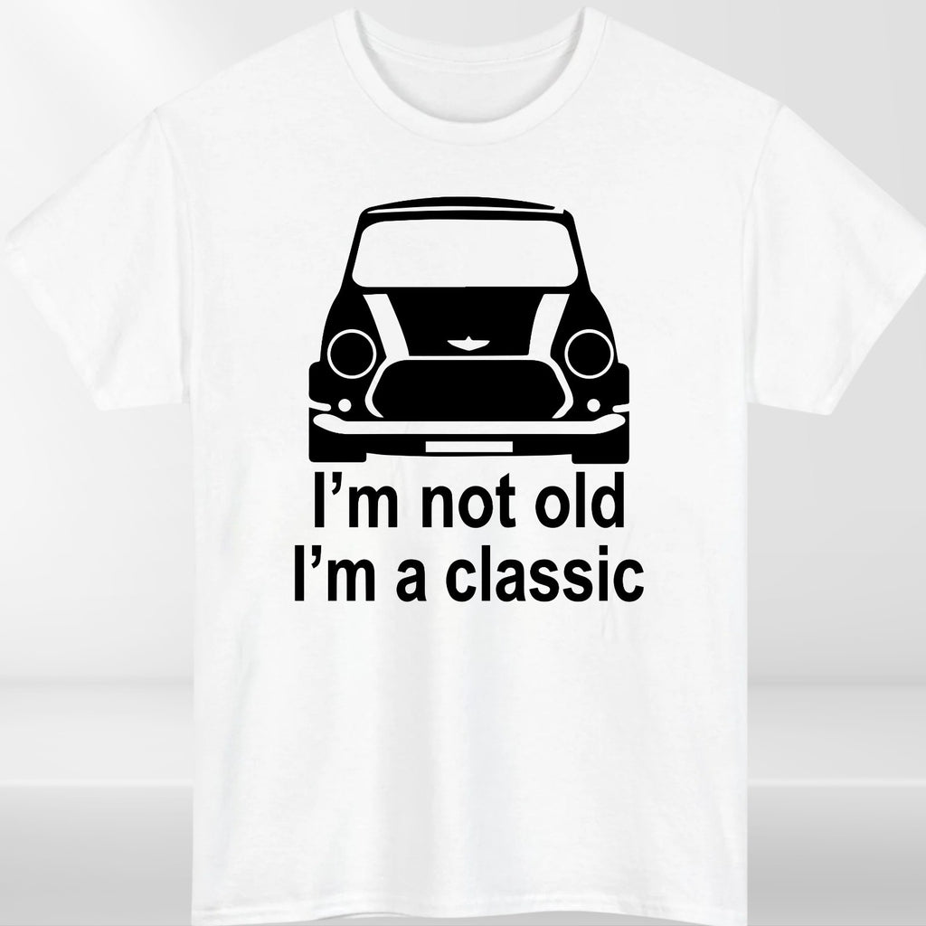 Classic Mini T-Shirt Retro Car Enthusiast Gift Unisex Cotton Tee UK