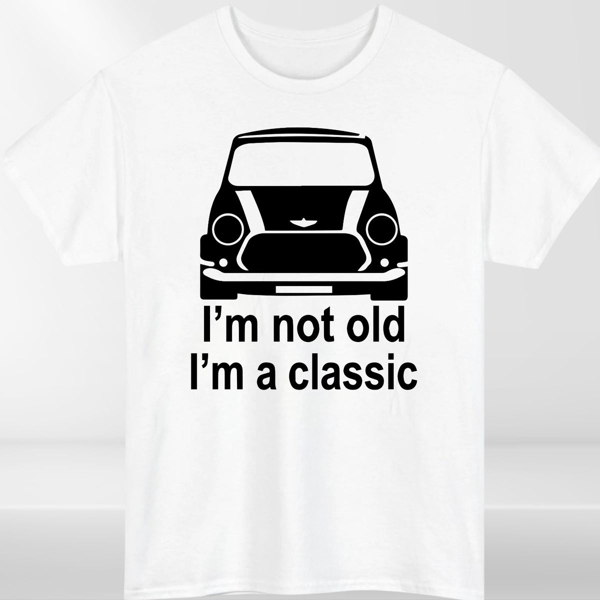 Classic Mini T-Shirt Retro Car Enthusiast Gift Unisex Cotton Tee UK