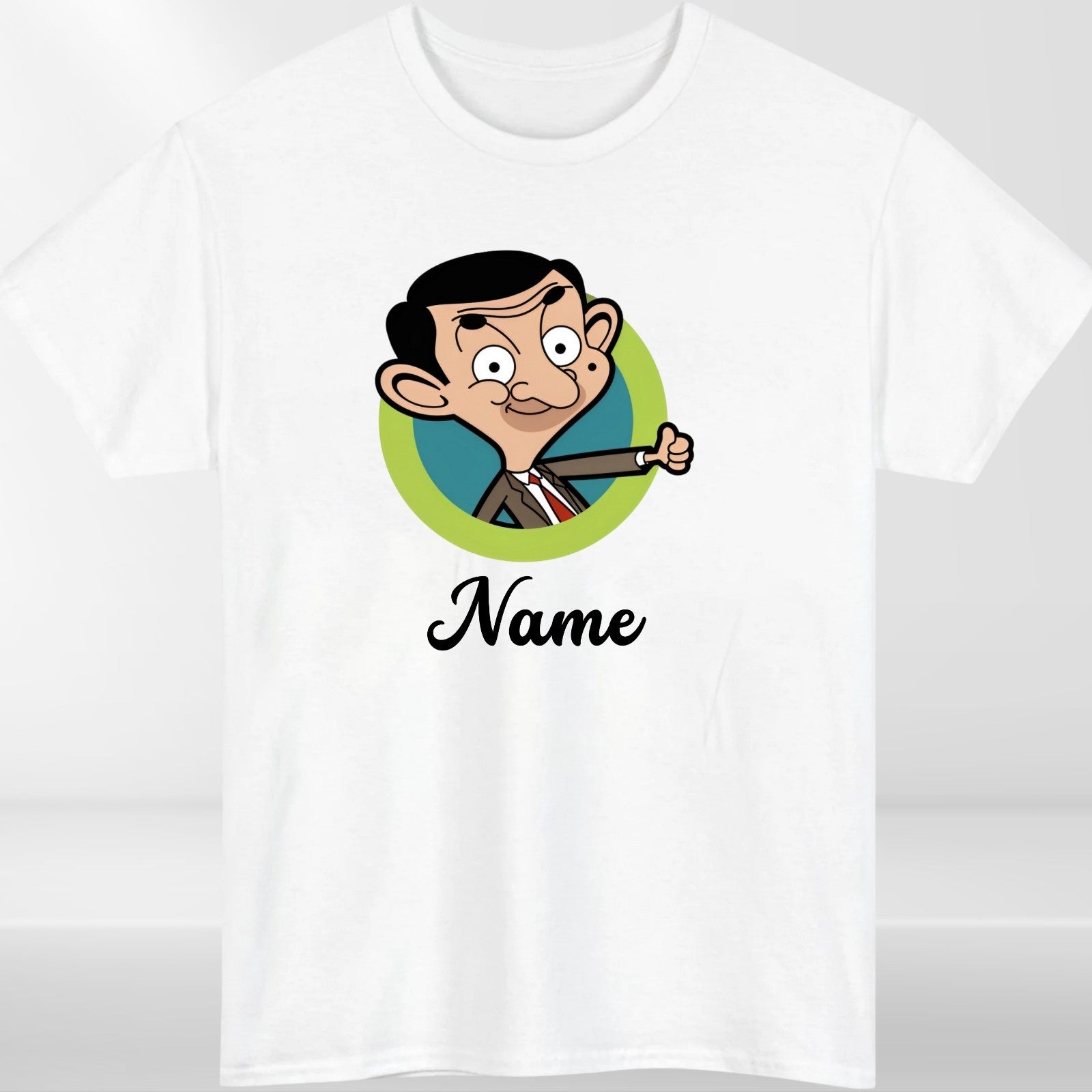 Personalised Cartoon with Name Funny T-Shirt product view 2