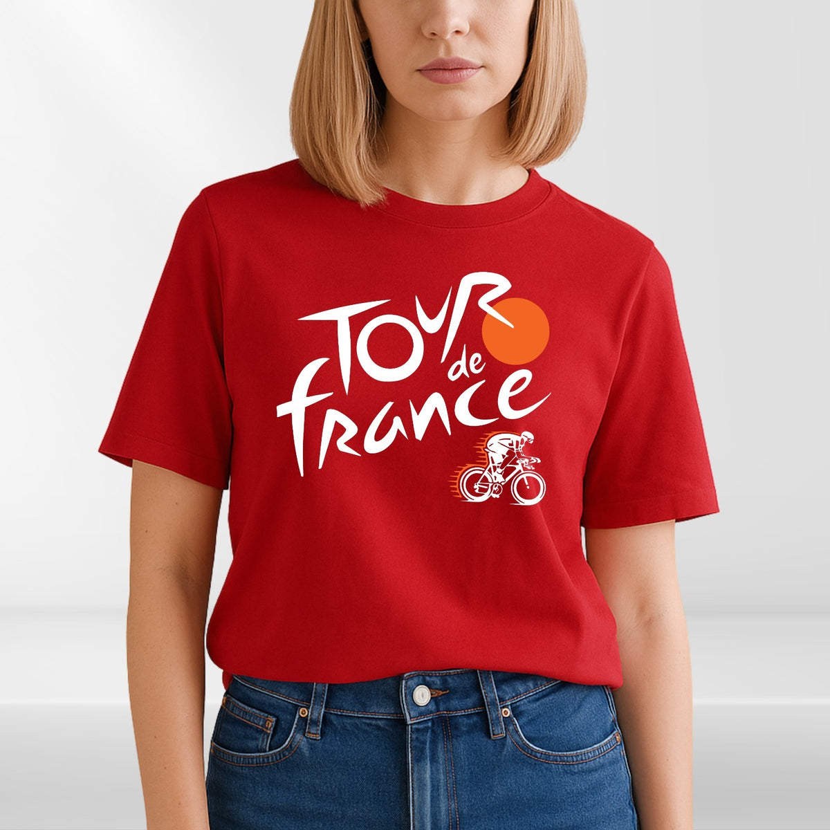 Tour De France Cycling Race Competition T-Shirt Cyclist Ride Unisex Tee
