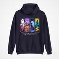 Spooky Season Hoodie | Halloween Ghost & Pumpkin Design | Cute Spooky Sweatshirt