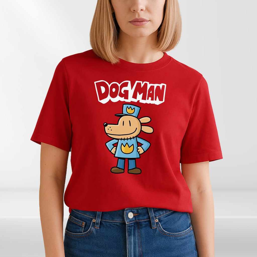 Kids Dog Man T Shirt Boys Girls Book Day School Costume Unisex Gift Tee UK