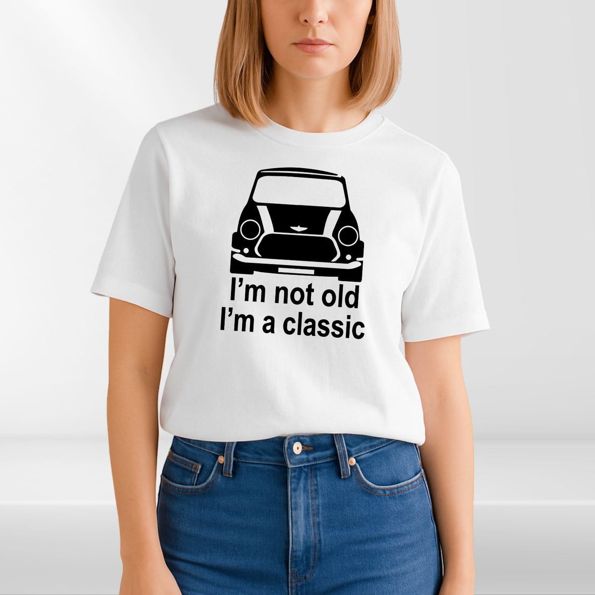 Classic Mini T-Shirt Retro Car Enthusiast Gift Unisex Cotton Tee UK