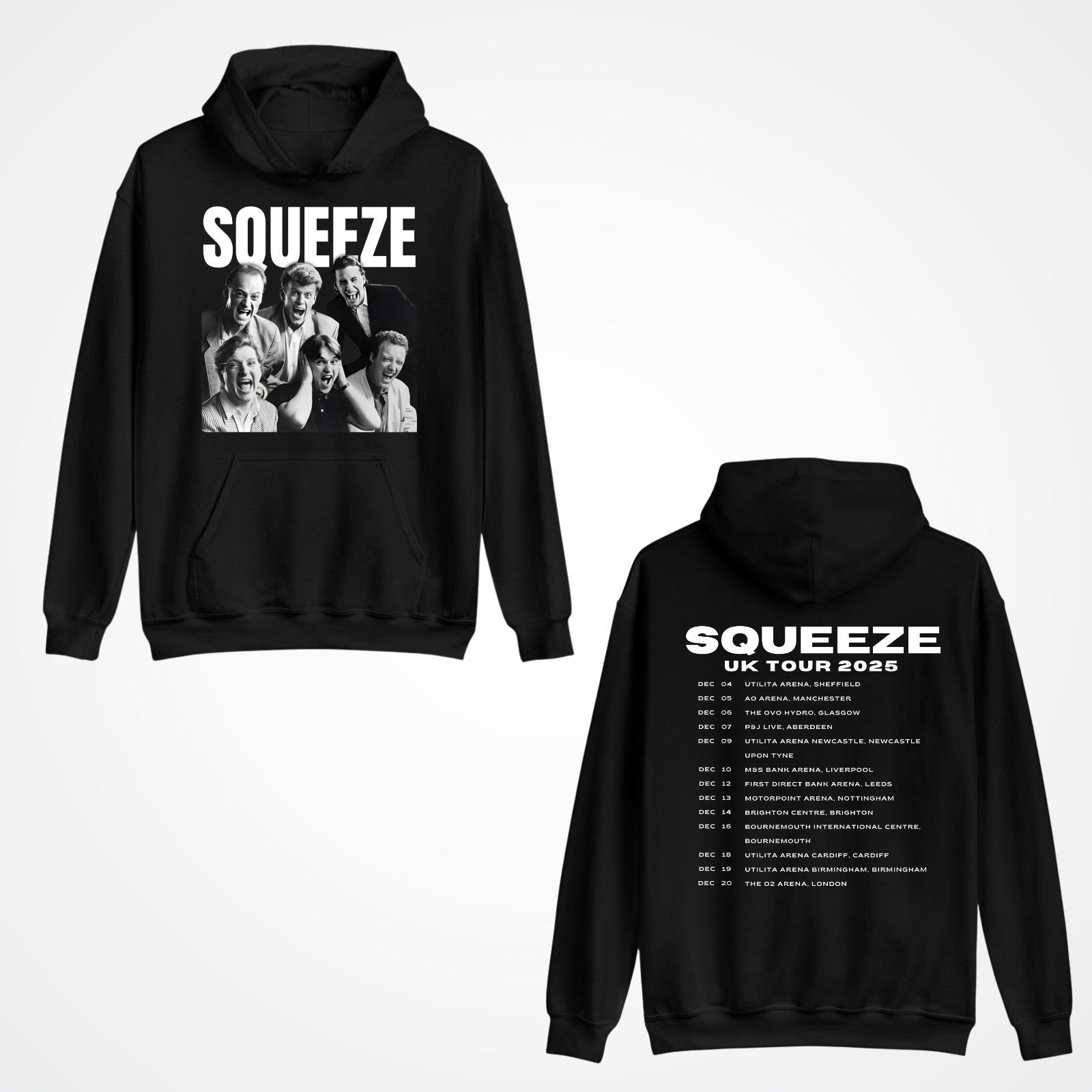 80s British Pop UK Tour 2025 Hoodie | Retro Band Hoodie|Music Lovers Gift 3Y–4XL