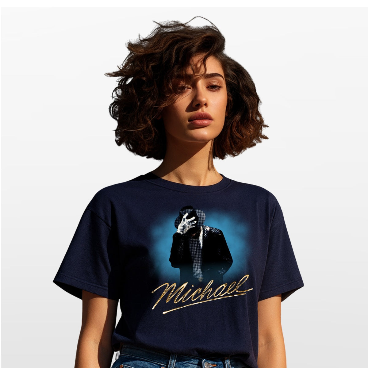 Michael Jackson T Shirt Moonwalk King Pop Dance Graphic Unisex Tee