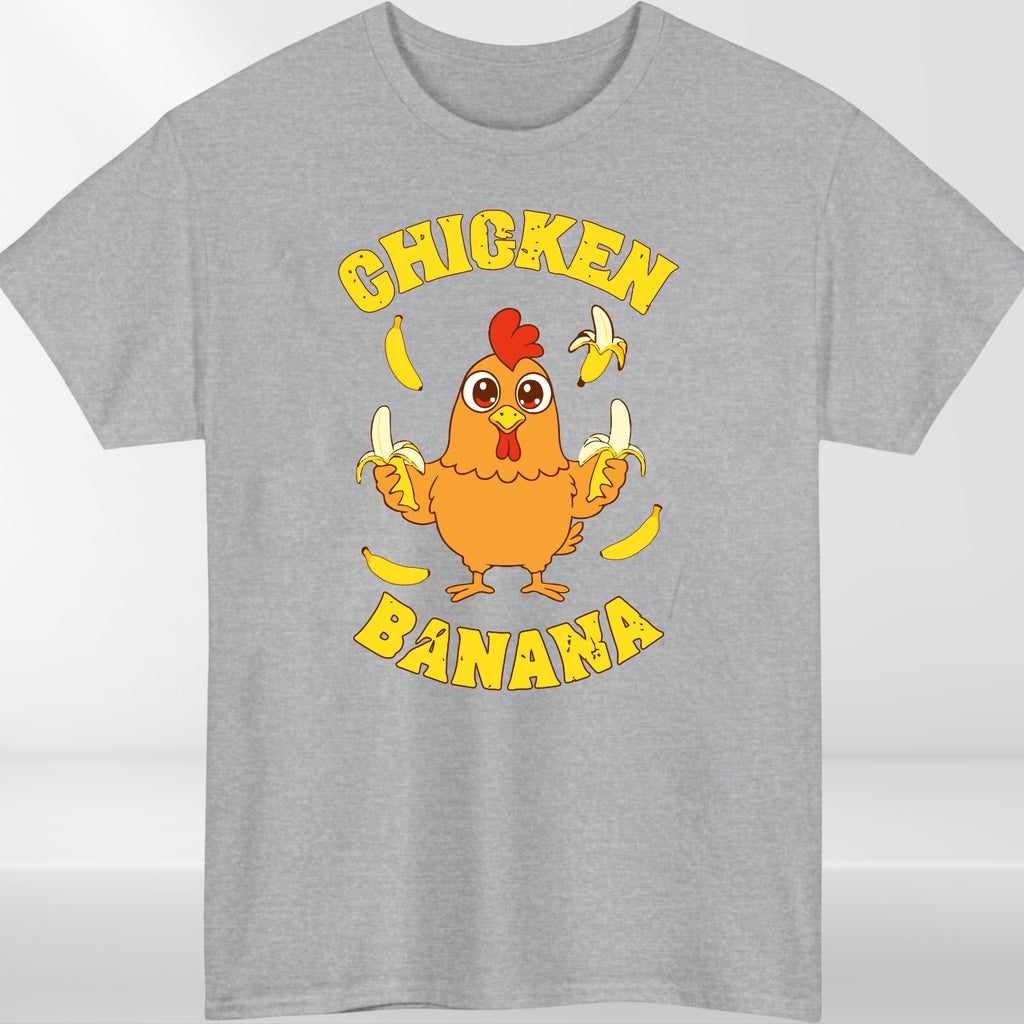 Chicken Banana T Shirt | Funny Chicken Meme Tee | Cute Cartoon Gift | Kids to 4X