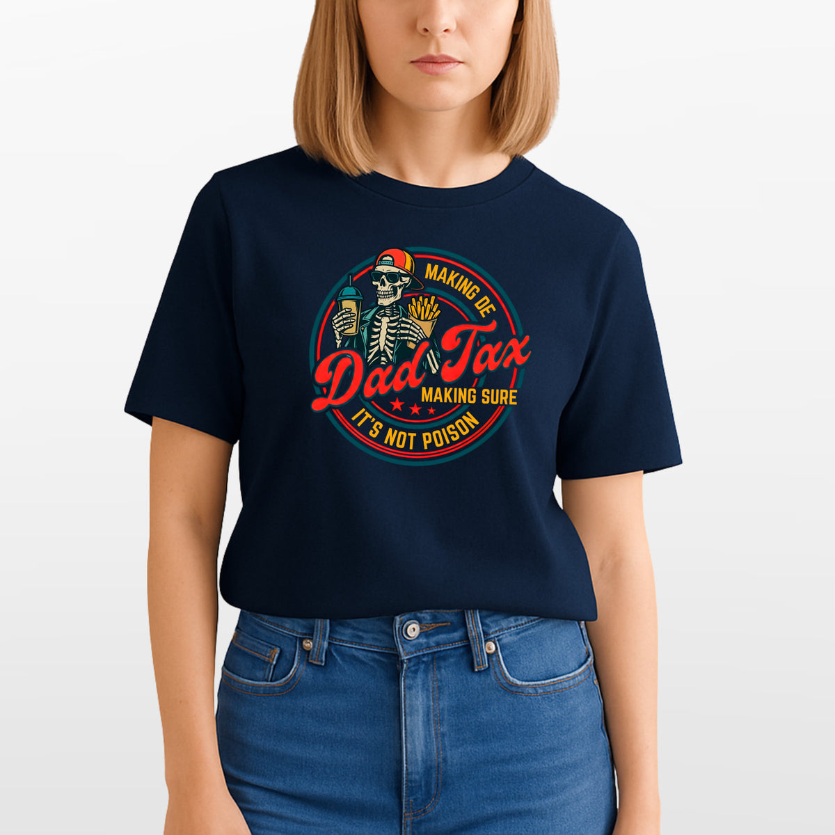 Dad Tax T Shirt Funny Father Graphic Tee Humour Gift Unisex Casual Top