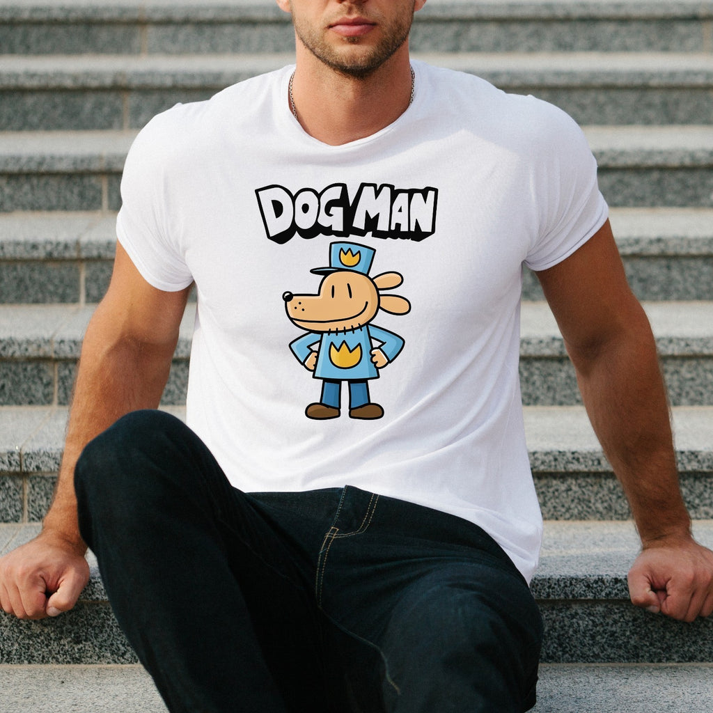 Kids Dog Man T Shirt Boys Girls Book Day School Costume Unisex Gift Tee UK