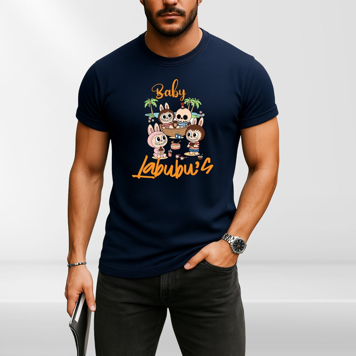 cute monster Cartoon Dolls Graphic T-Shirt product view 4