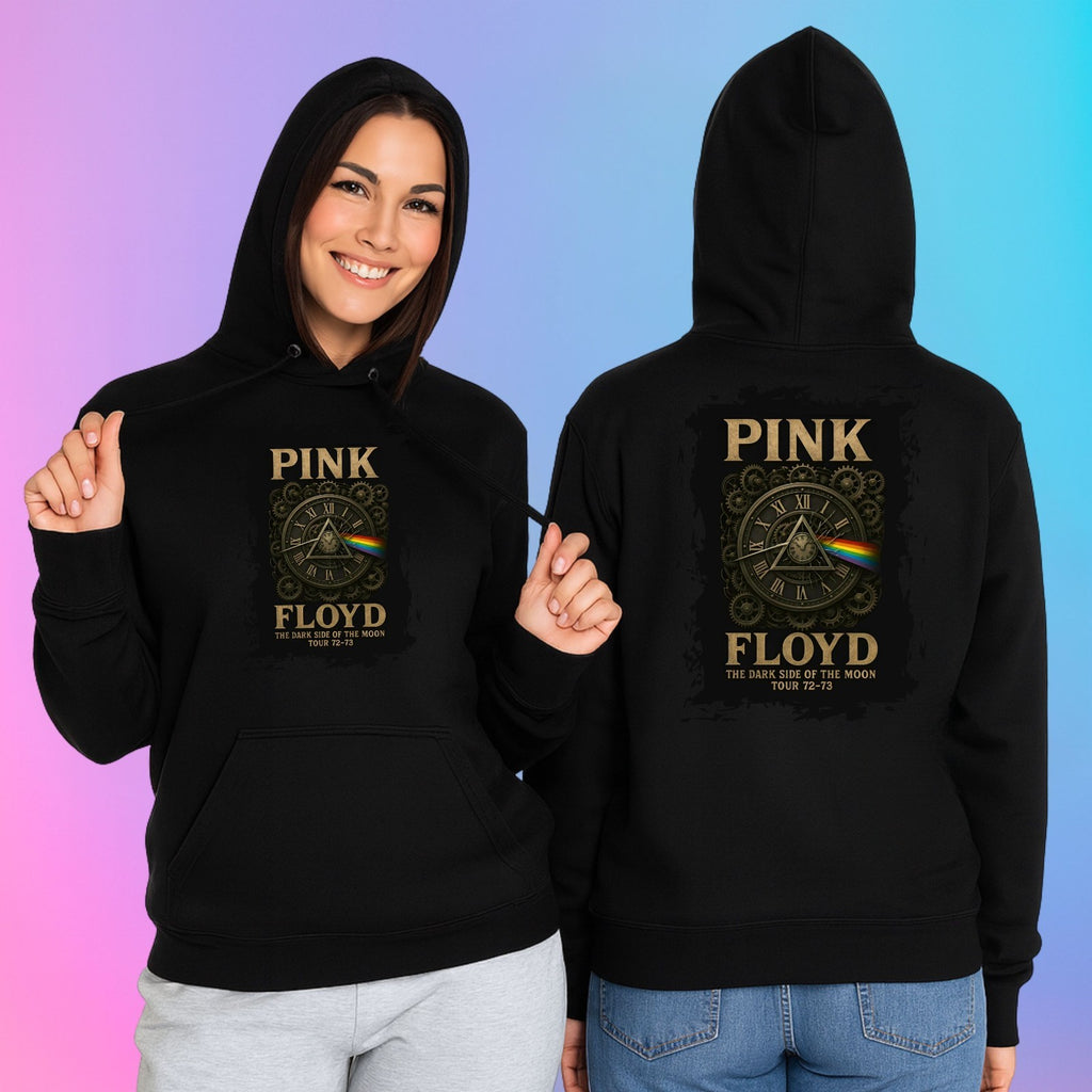 Vintage Psych Hoodie | Dark Side Of The Moon Band Hoodie | Music Gift Top 3Y–4XL