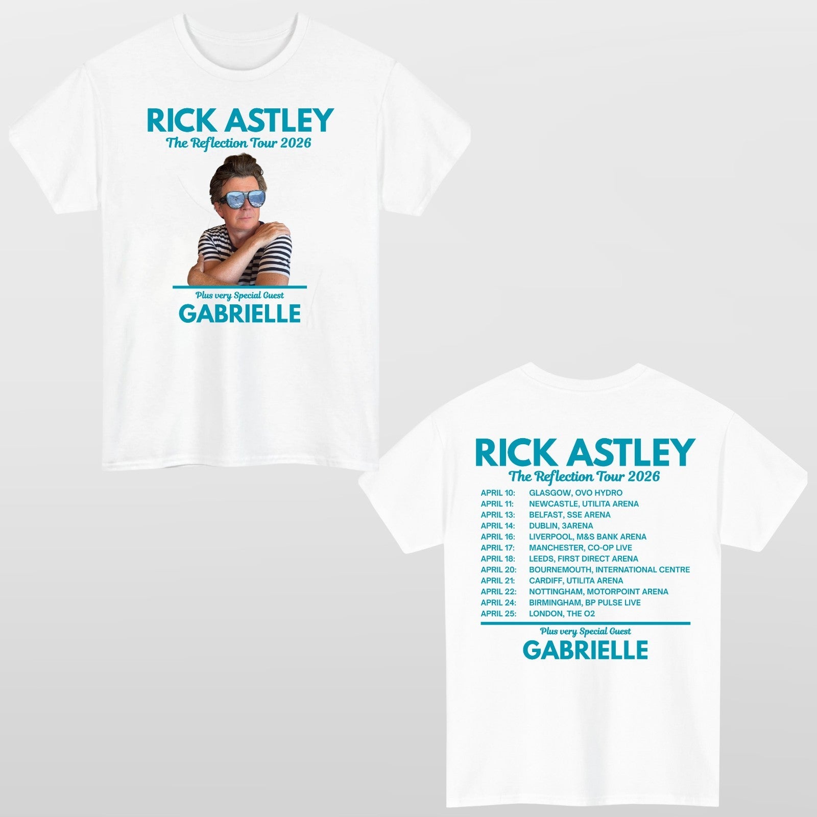 Rick Astley Reflection Tour 2026 T-Shirt – Music Fan Unisex Concert Tee Top
