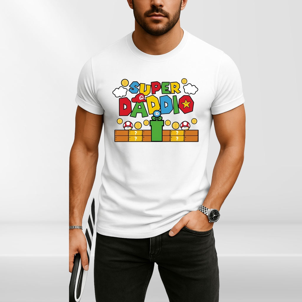 Gaming Dad Matching T Shirt Fathers Day Kids Baby Unisex Gift Tee Top
