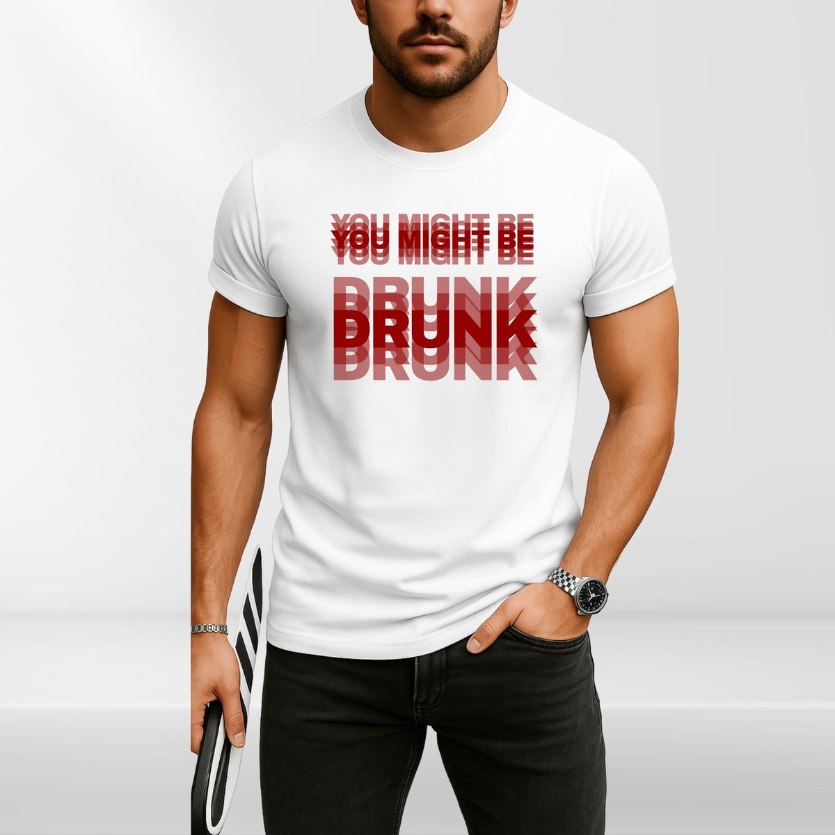 You Might Be Drunk Funny T Shirt Humour Meme Graphic Unisex Gift Tee UK
