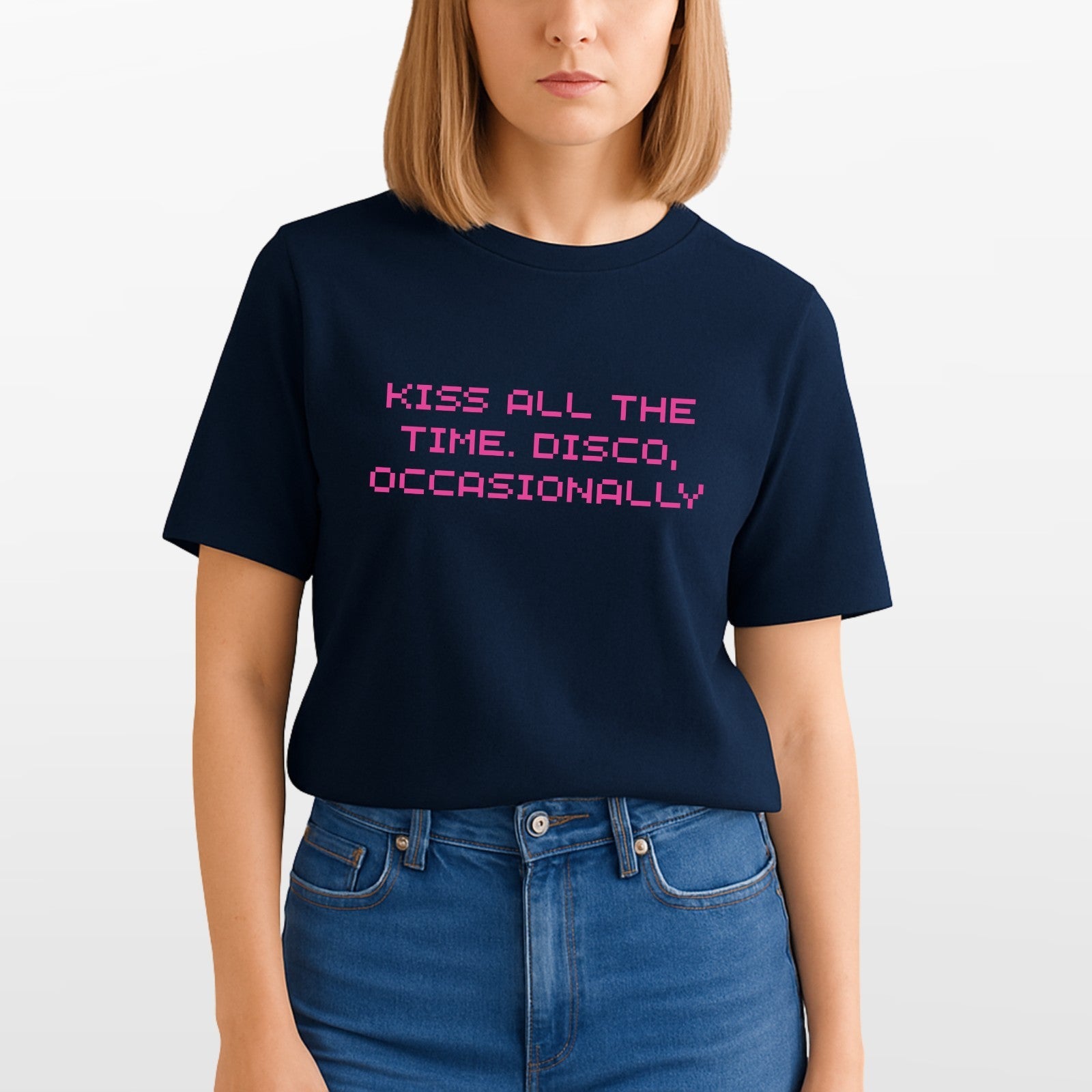 Kiss All The Time Disco Occasionally T Shirt Music Fan Concert Tee Top