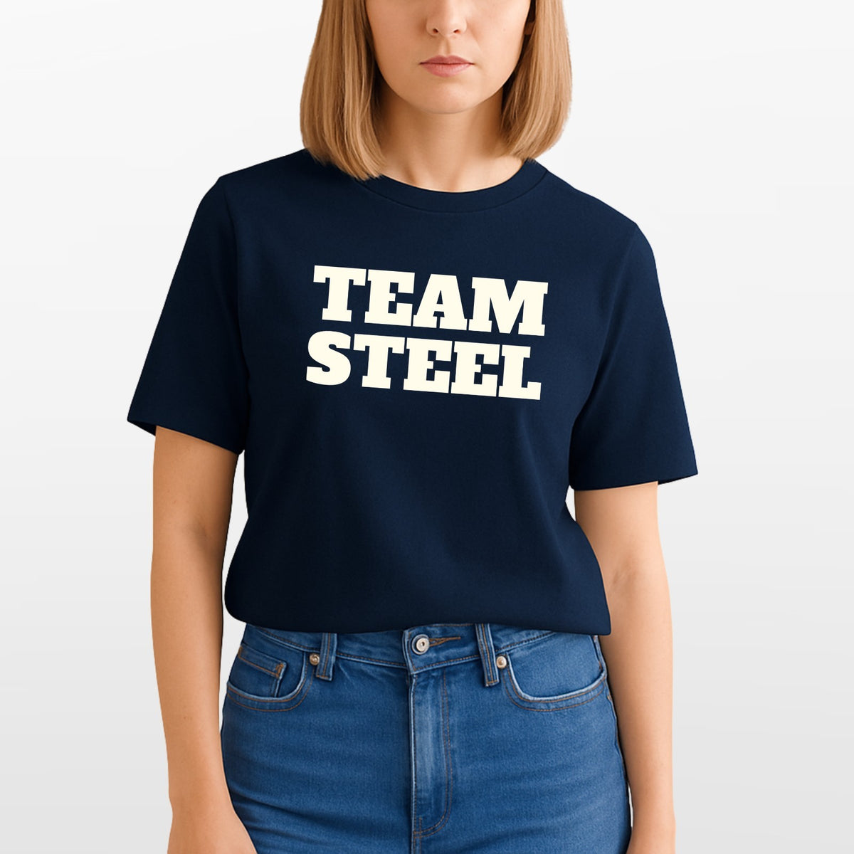 Team Steel T Shirt Gladiator TV Game Show Contender Unisex Cotton Tee UK