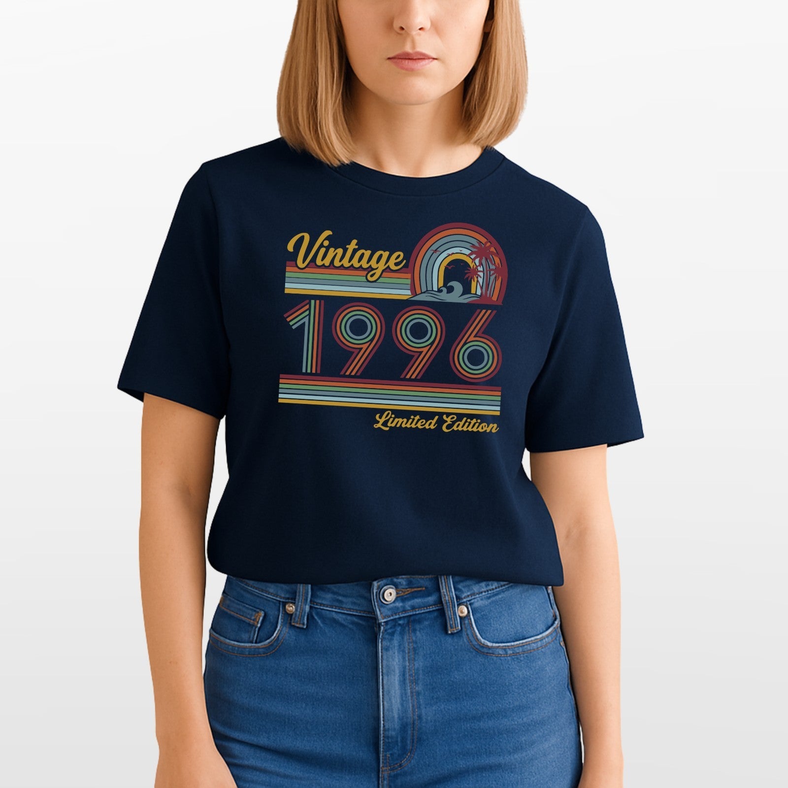 Vintage 1996 Limited Edition T Shirt 30th Birthday Retro Graphic Gift Tee UK