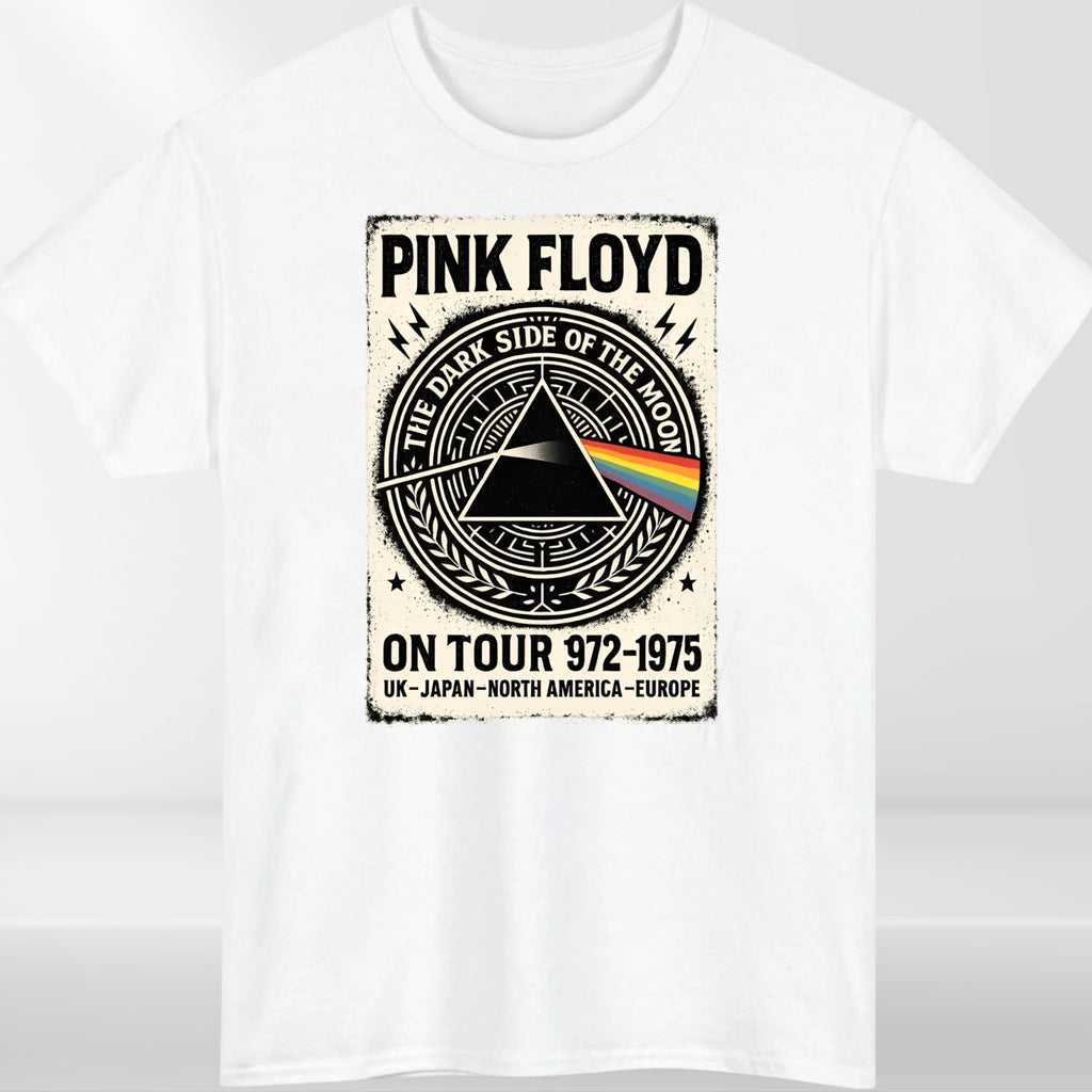 Floyd T Shirt Dark Side Of The Moon Pink Album Tee New 2025 Unisex Rainbow Shirt