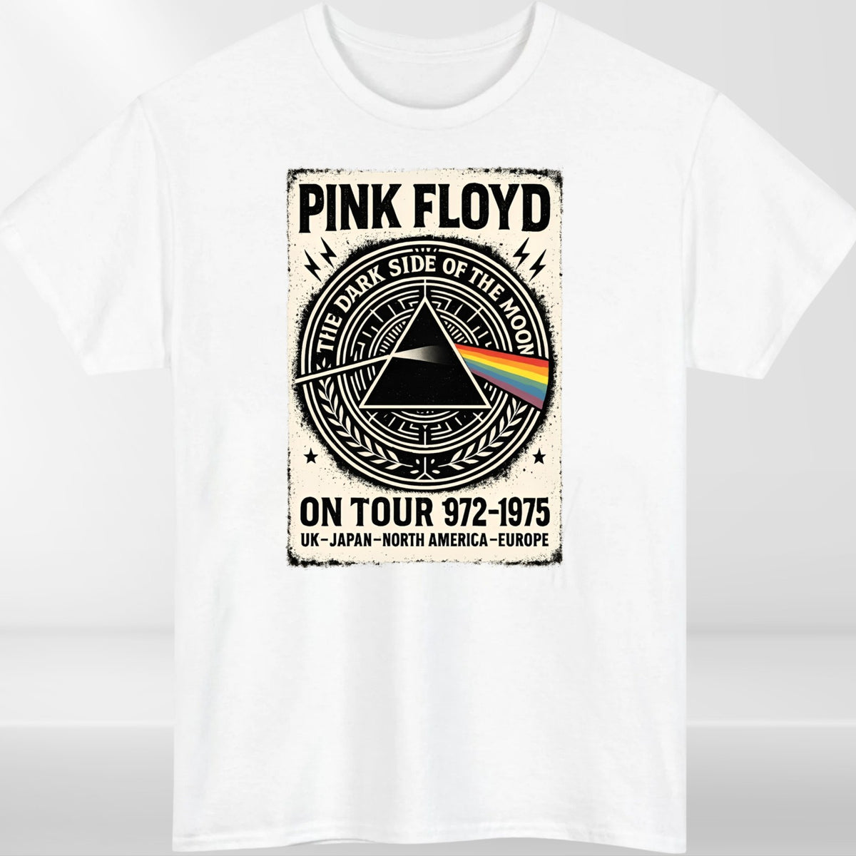 Floyd T Shirt Dark Side Of The Moon Pink Album Tee New 2025 Unisex Rainbow Shirt