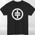 Glitter Circle Symbol Graphic T Shirt Music Inspired Unisex Tee Top