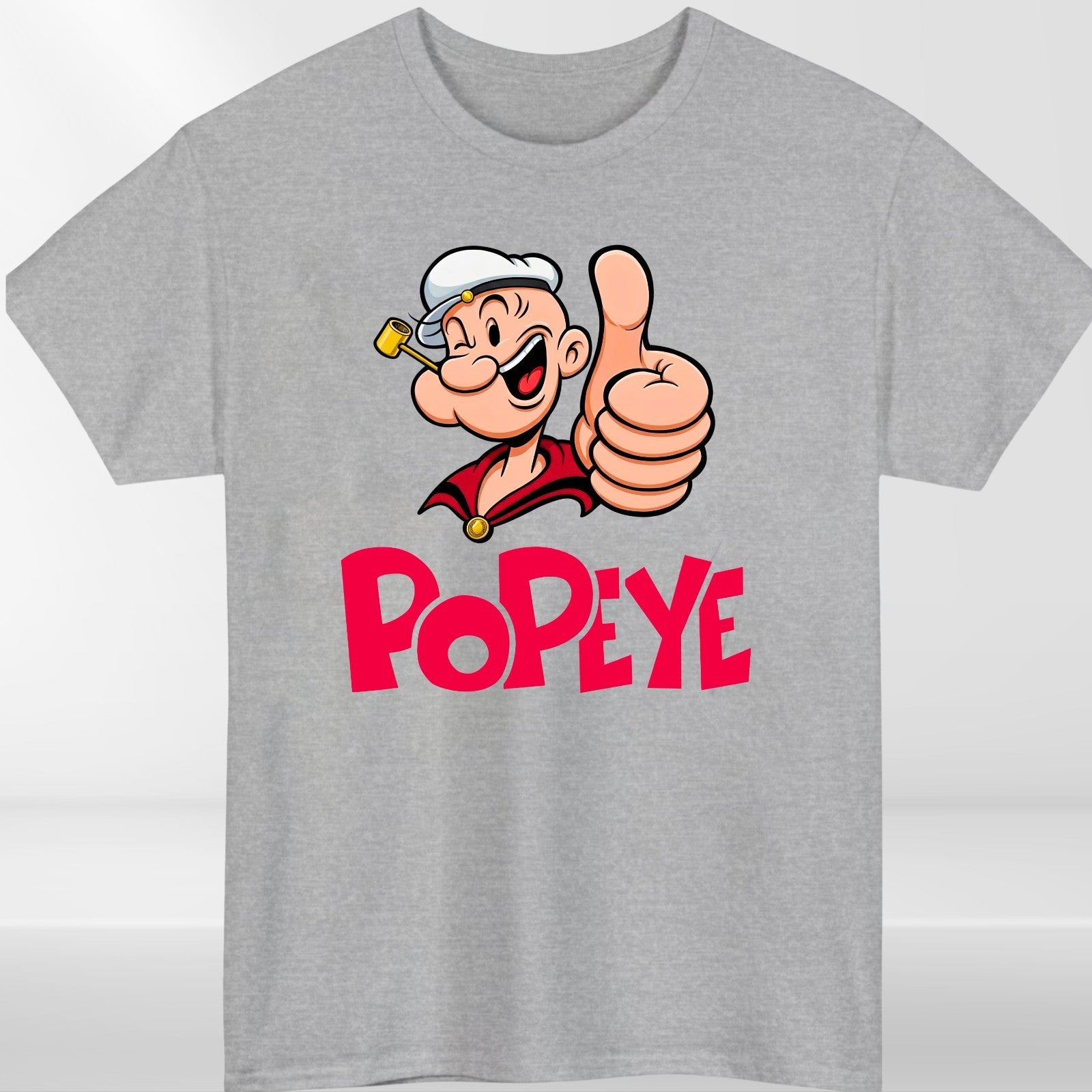 Popeye T-Shirt Retro Vintage The Sailor Man Cartoon Spinach Kids & Adults Top
