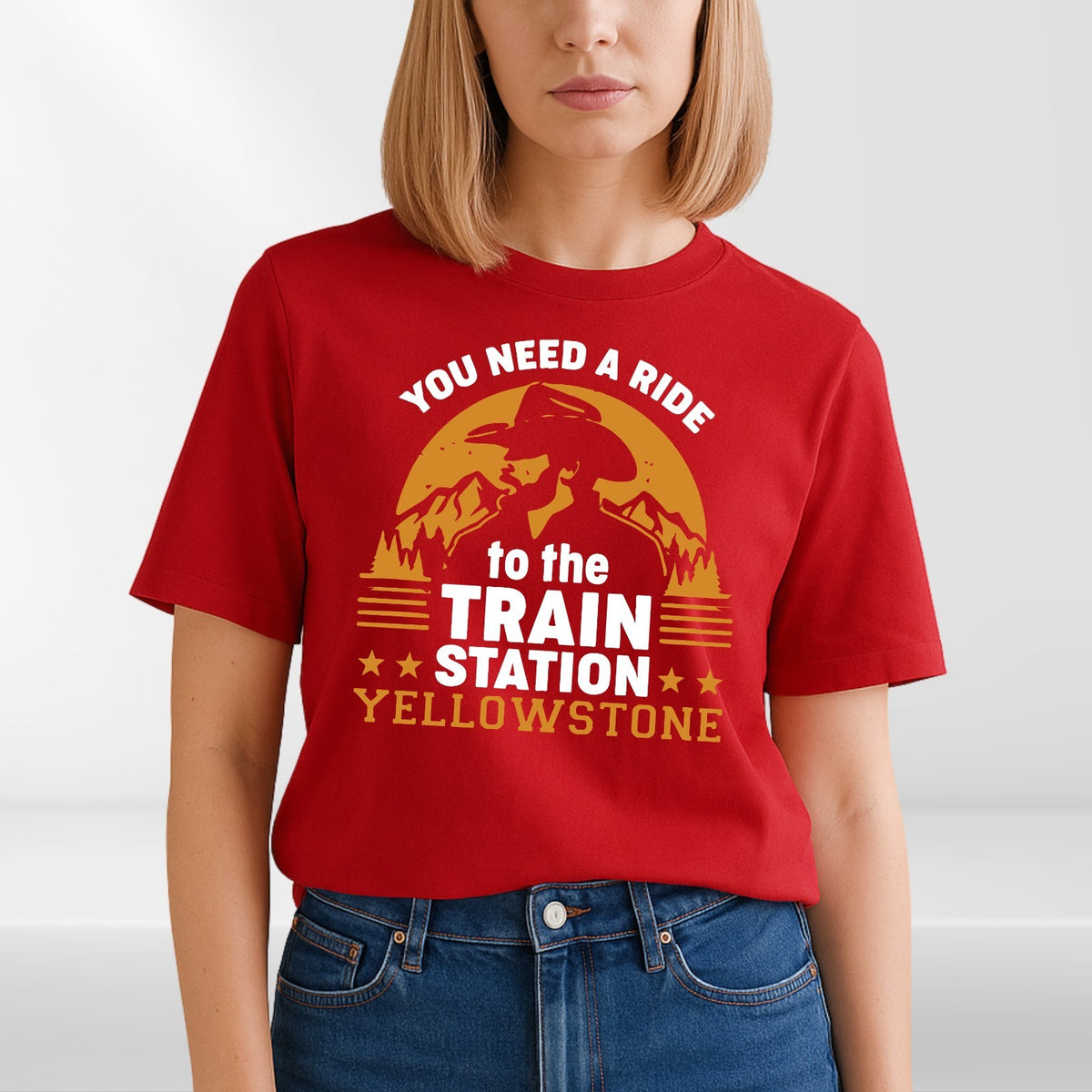 You Need A Ride To The Train Station Novelty Graphic T Shirt TV Series Inspired