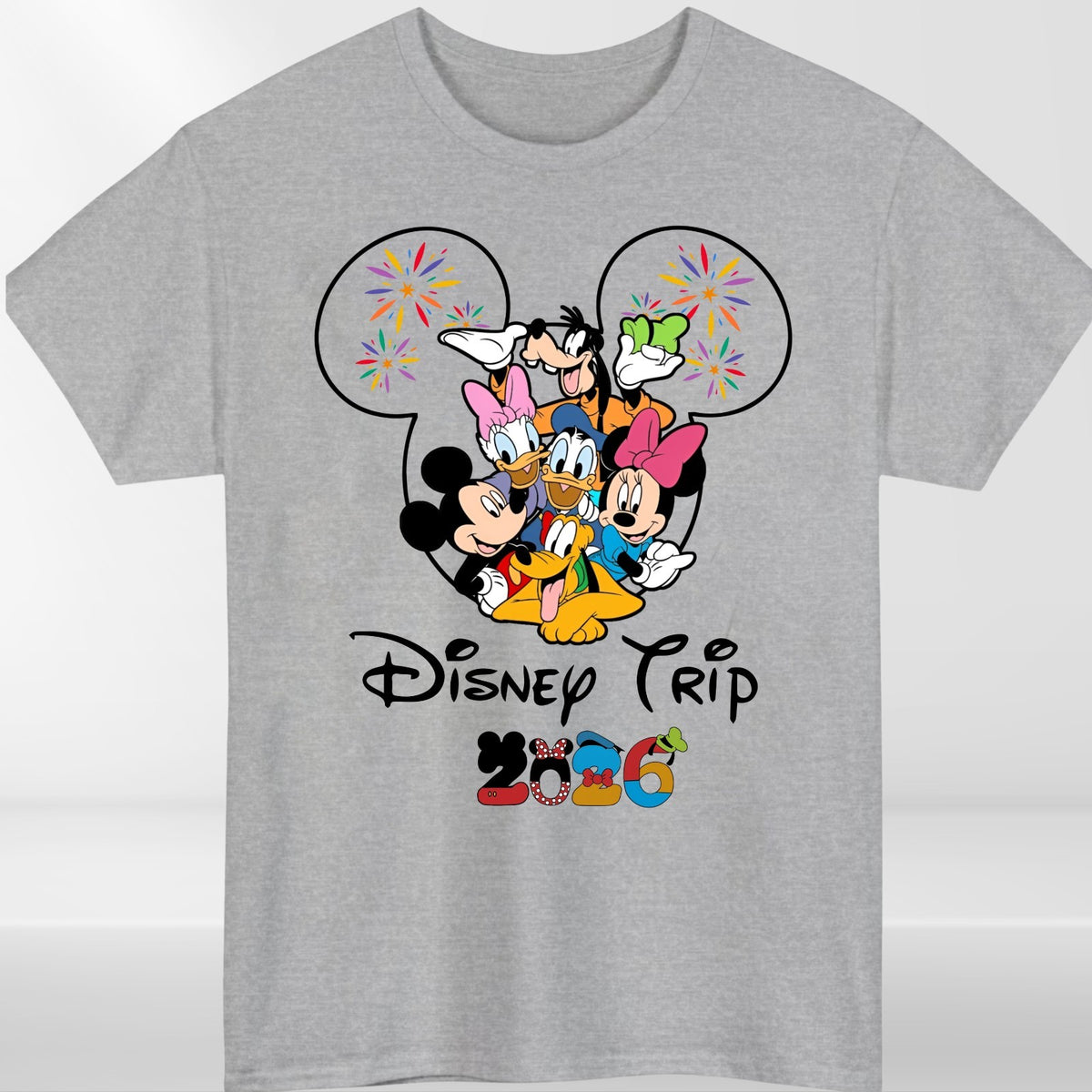 Family Vacation Trip 2026 Matching T-Shirt Theme Park Holiday Graphic Tee Adults