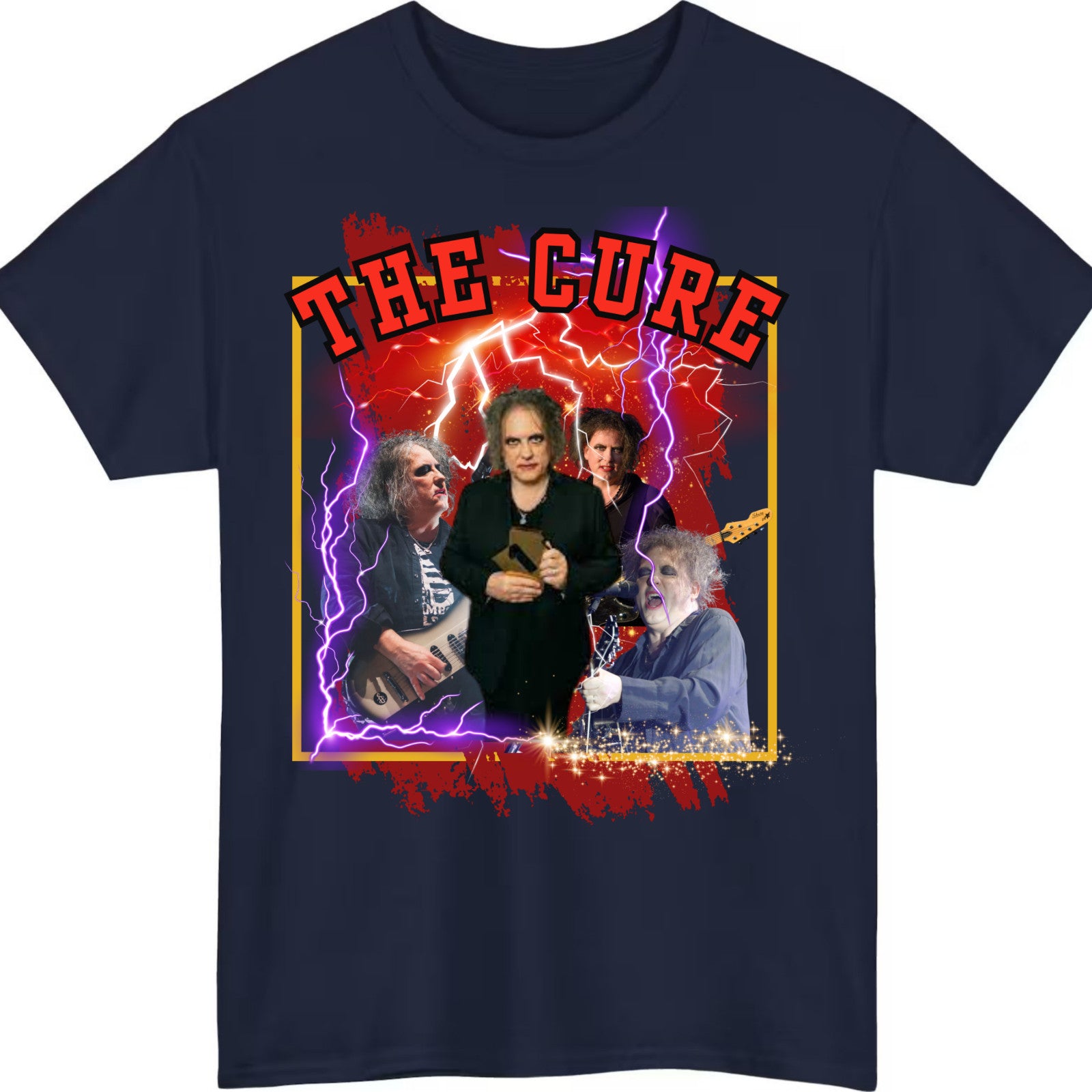 The Cure tour Vintage boy rock band T-Shirt product view 4