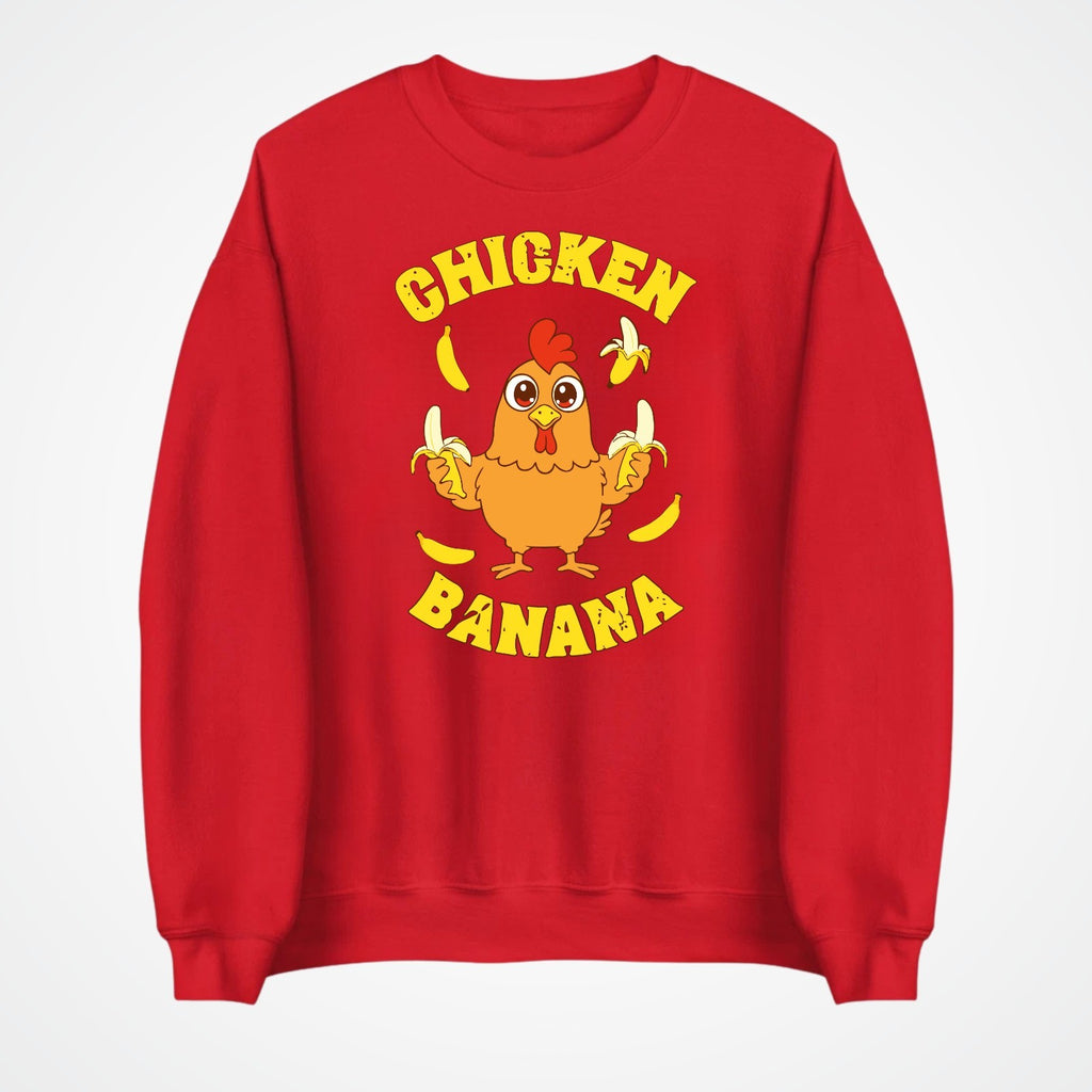Chicken Banana Jumper | Funny Chicken Meme Sweatshirt | Cute Gift | Kids to 4XL