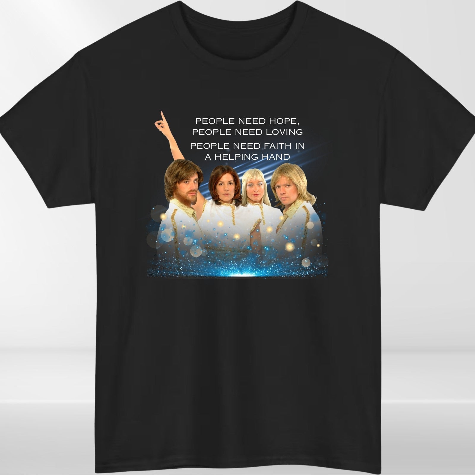 Retro Music Graphic T-Shirt – Vintage Band Style Tee, 70s Inspired Lyric Shirt,