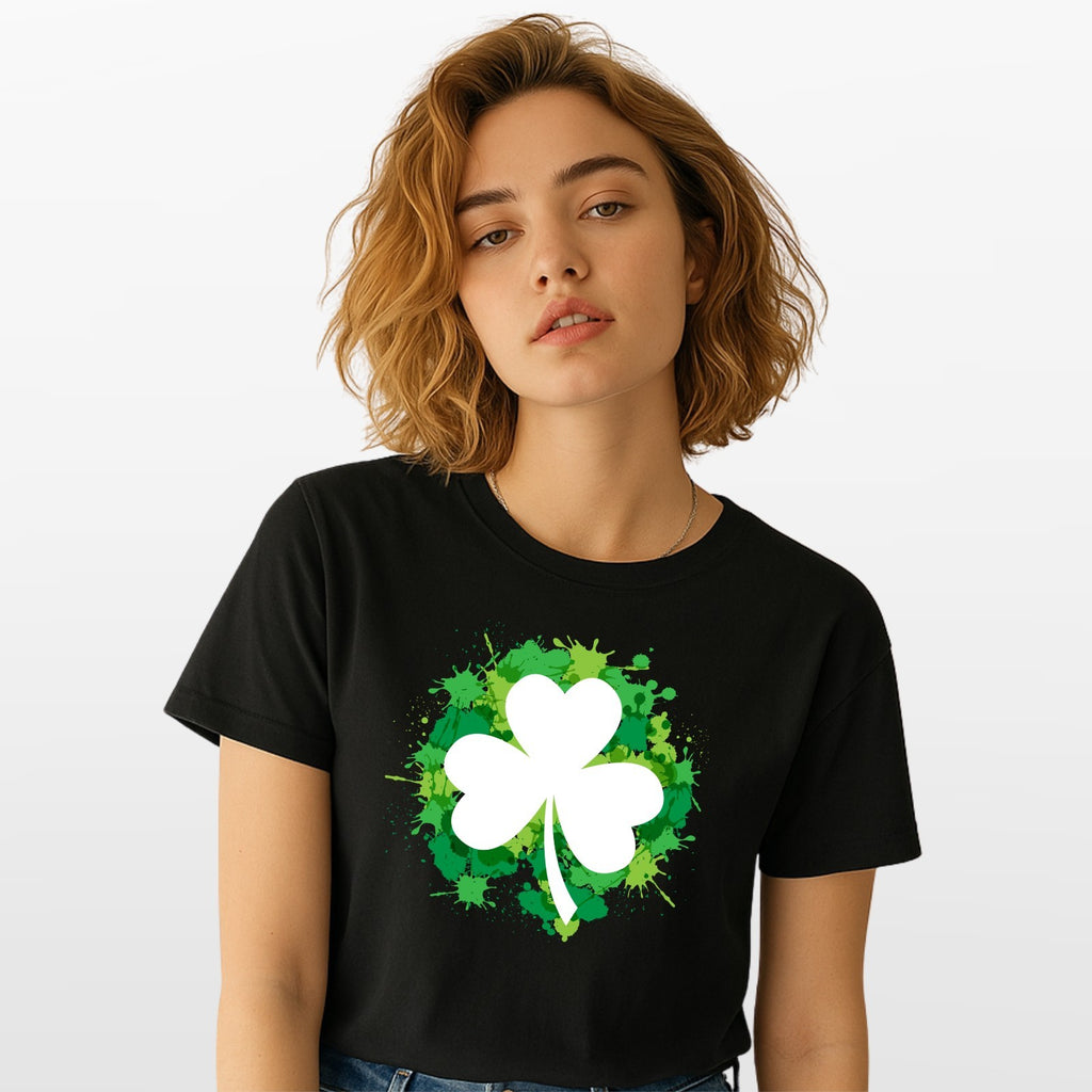 Shamrock T Shirt St Patricks Day Clover Graphic Tee Irish Unisex Top
