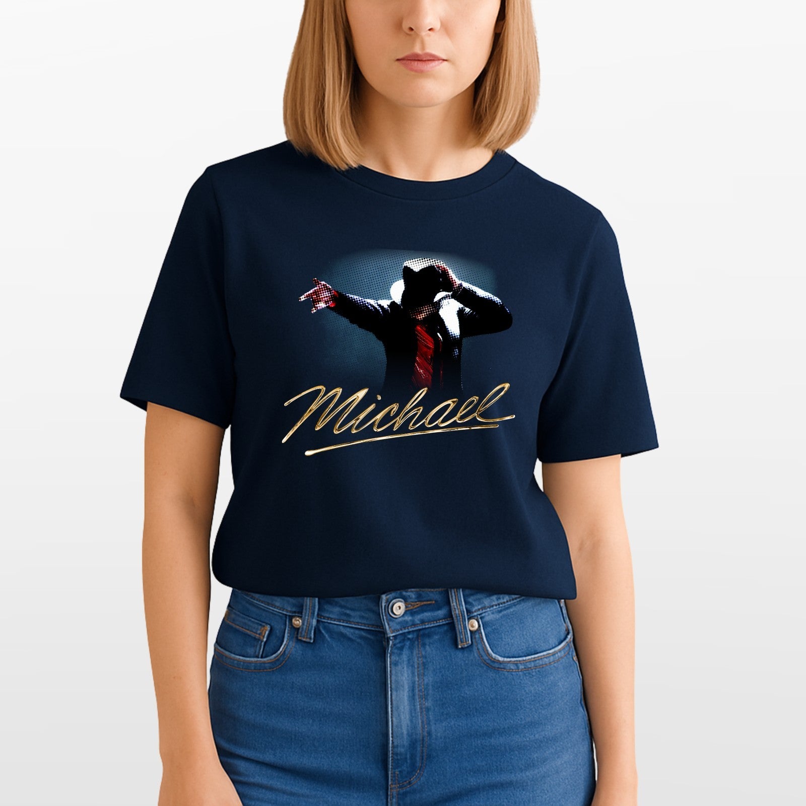 Michael Jackson T Shirt Moonwalk King Pop Dance Graphic Unisex Tee