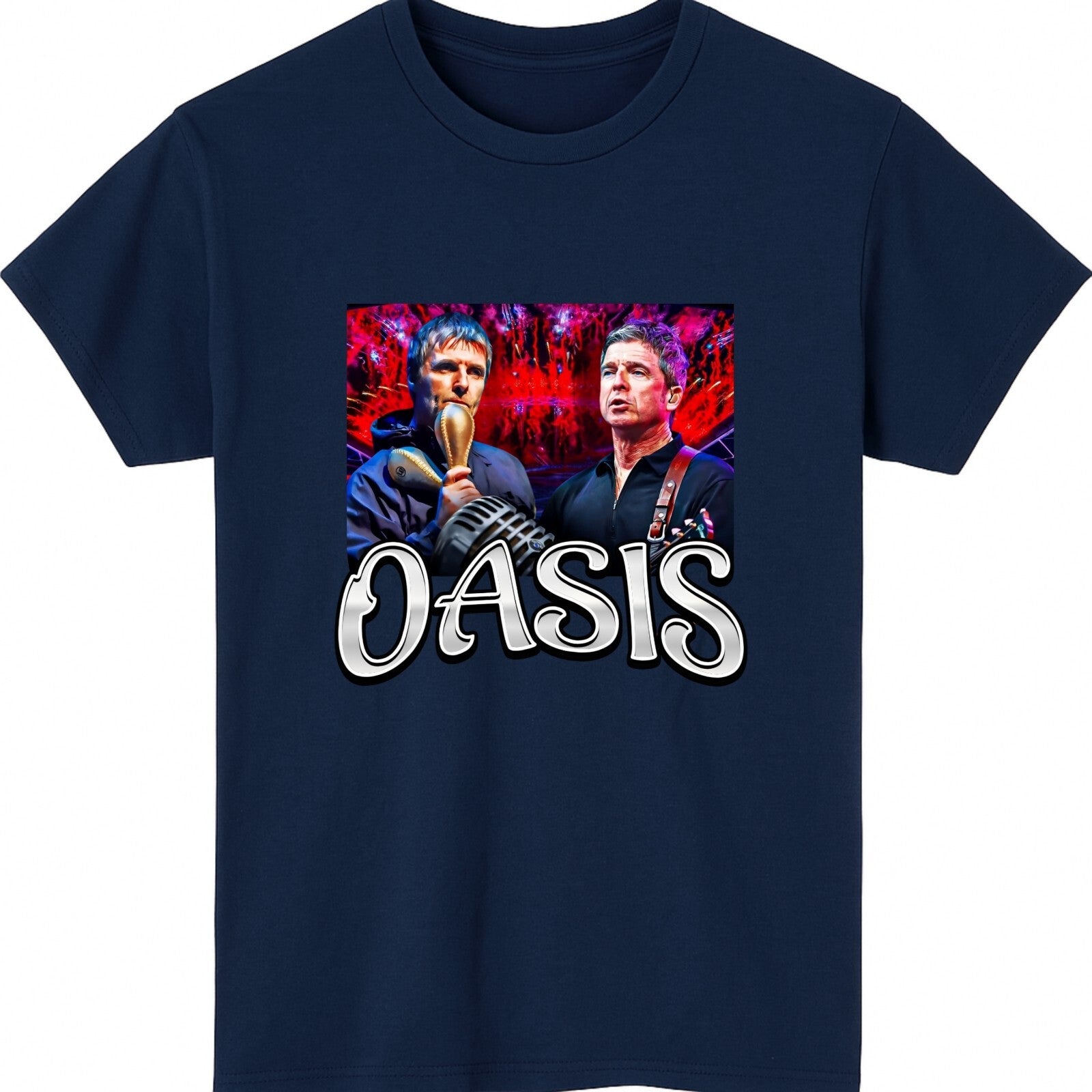 Retro Britpop Band Vintage Indie Rock T-Shirt product view 4