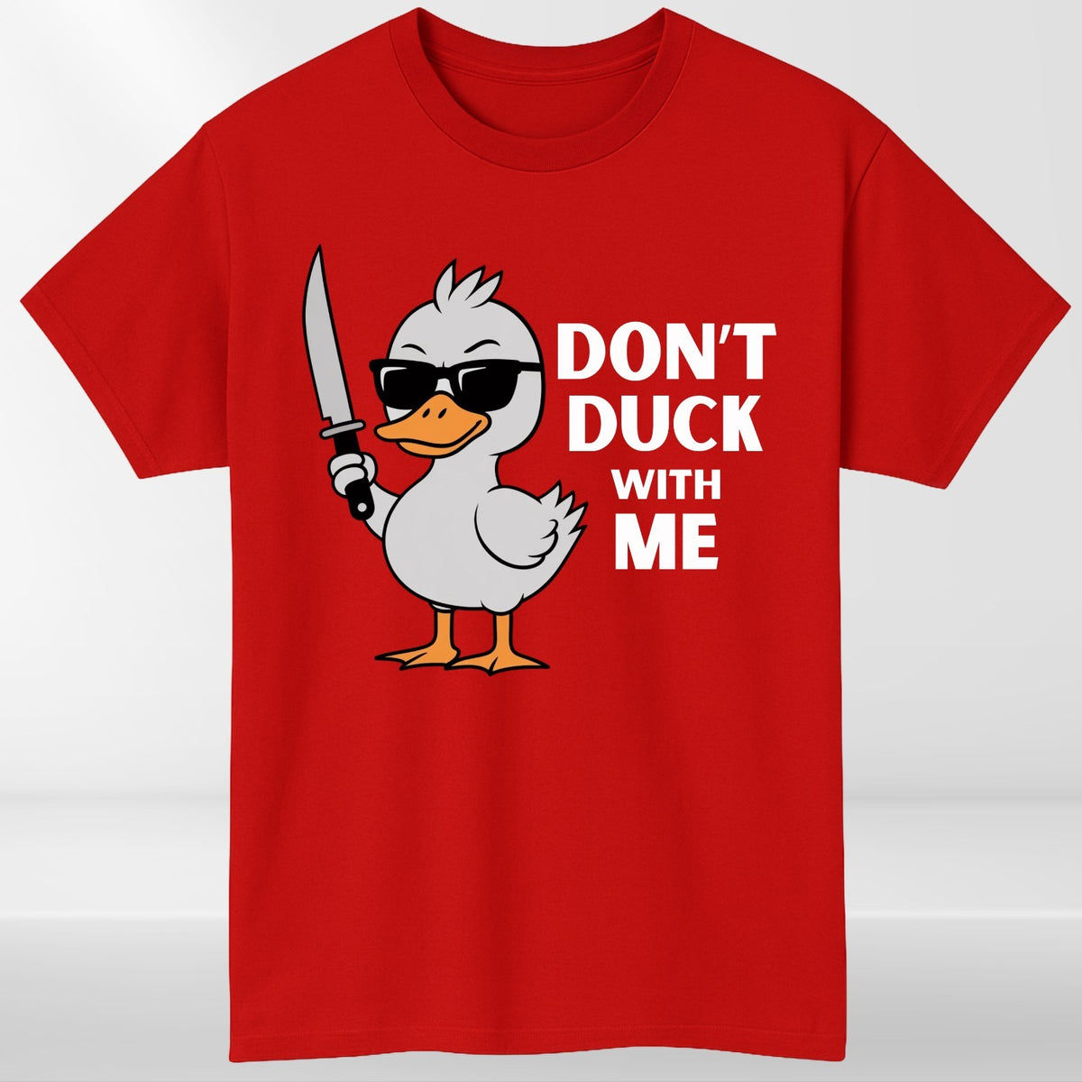 Don't Duck With Me Mens T shirt Funny Slogan Duck Lovers Birthday Unisex