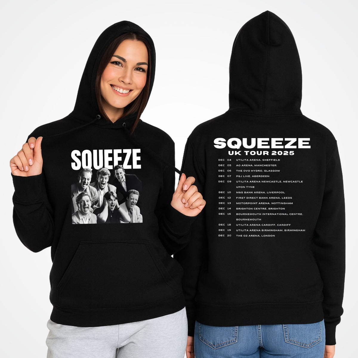 80s British Pop UK Tour 2025 Hoodie | Retro Band Hoodie|Music Lovers Gift 3Y–4XL