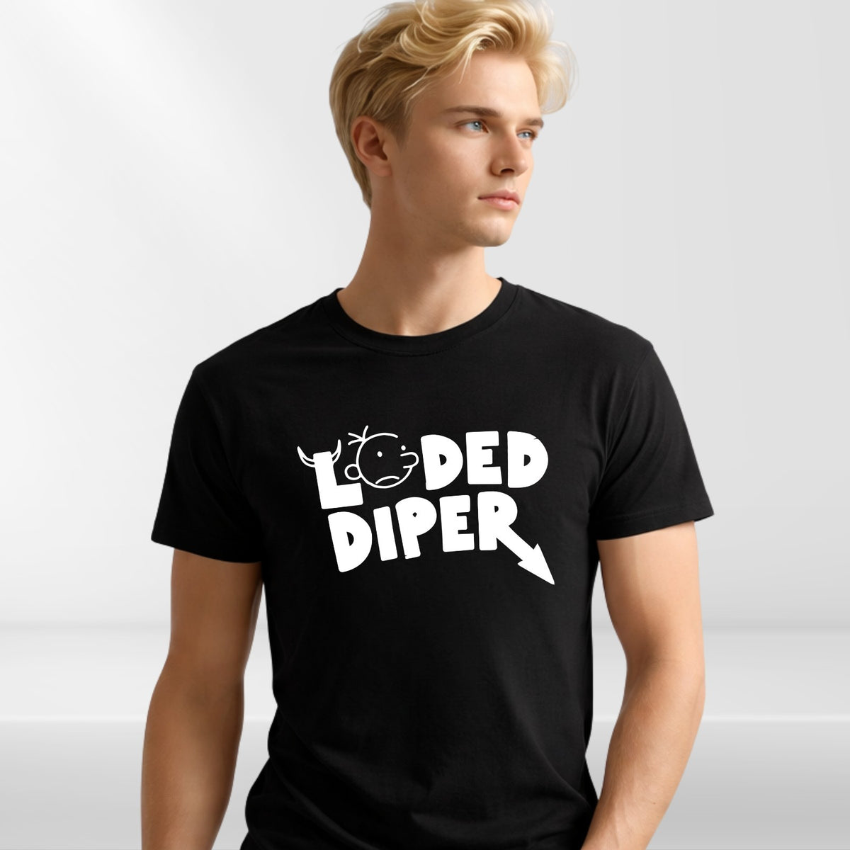 Loded Diper T Shirt Diary Of A Wimpy Kid Book Day Costume Kids Boys Gift Xmas