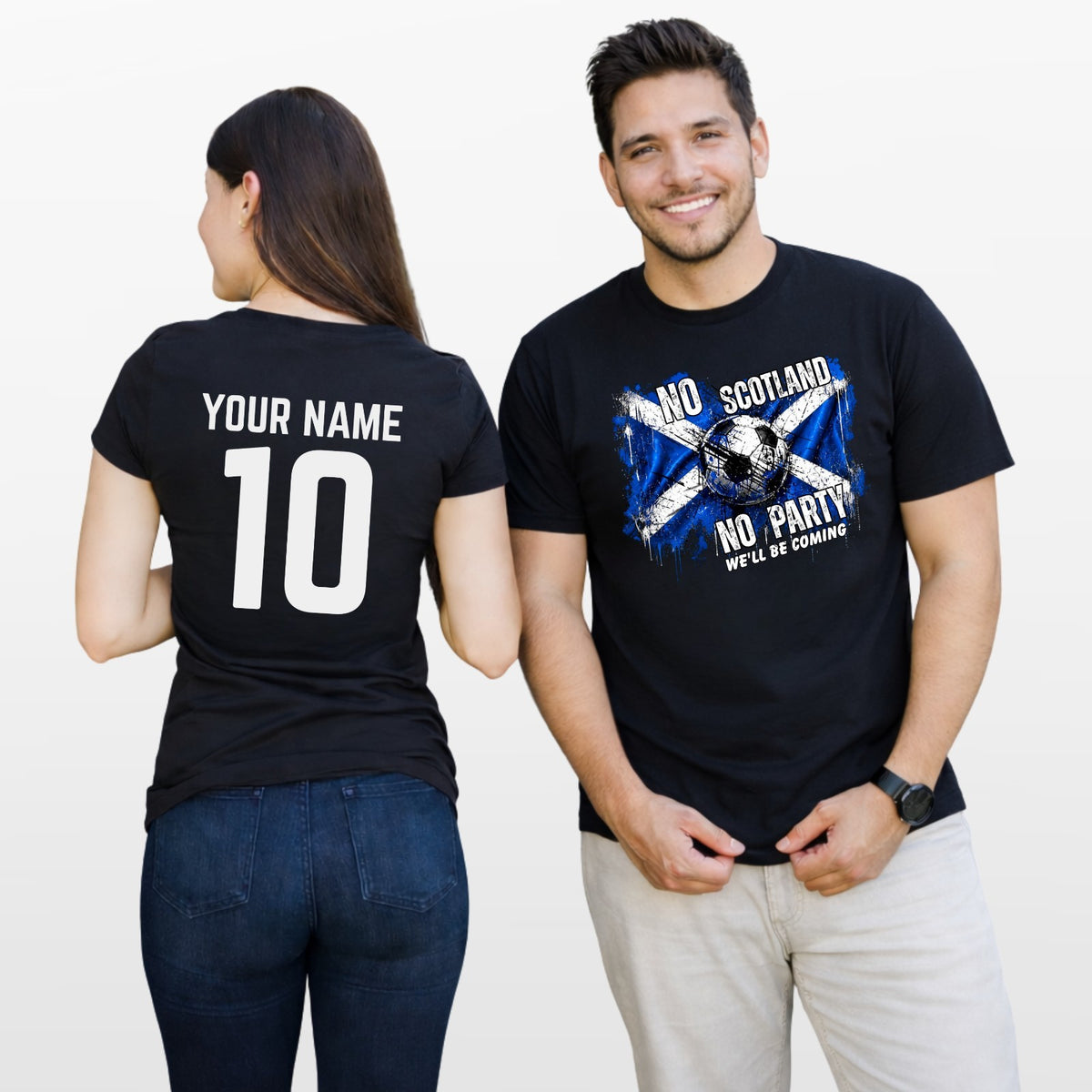 No Scotland No Party Football 2026 Adult T Shirt Soccer Fan Tee Top