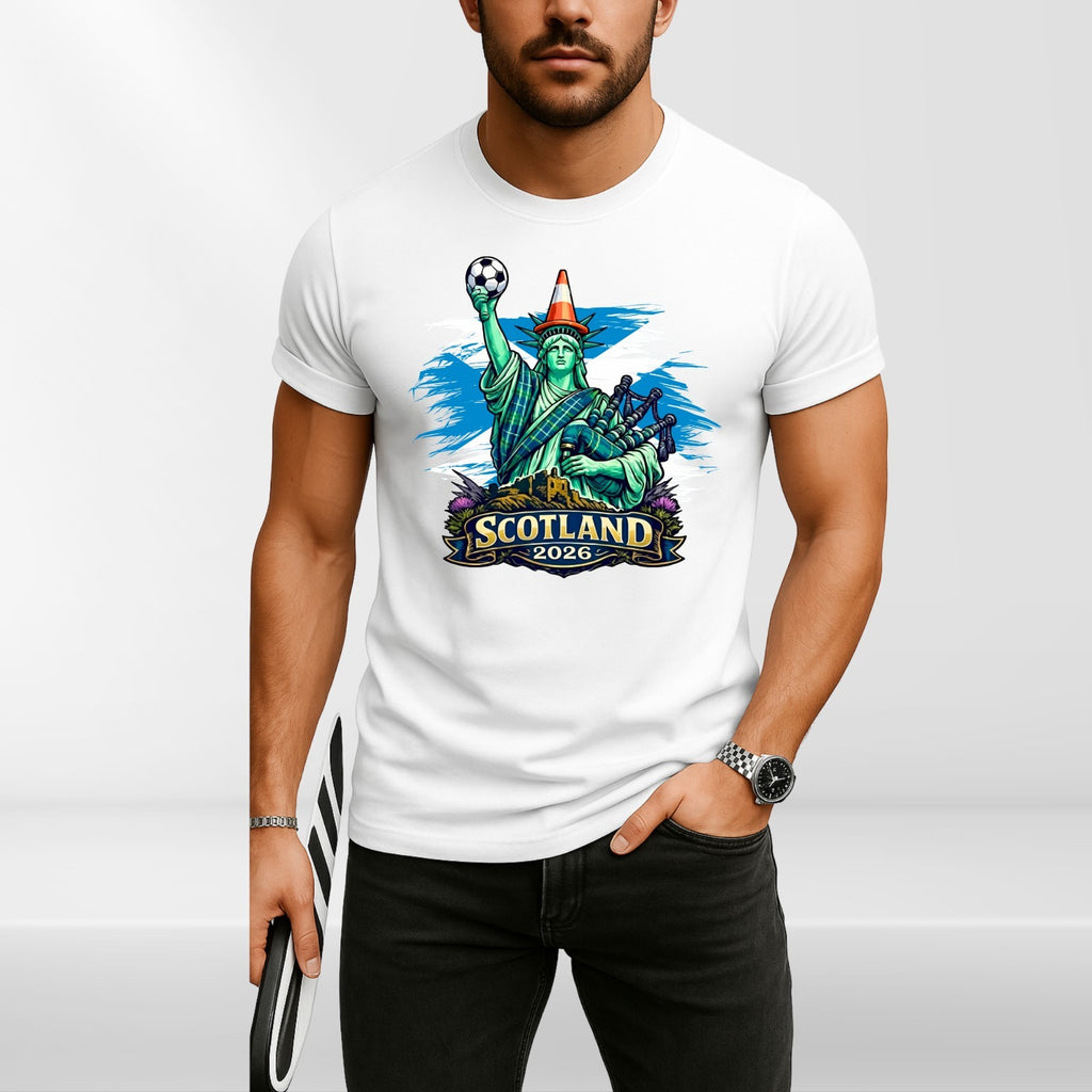 Scotland Football World cup Liberty Cone T shirt 2026 Unisex Kids Gift Tee