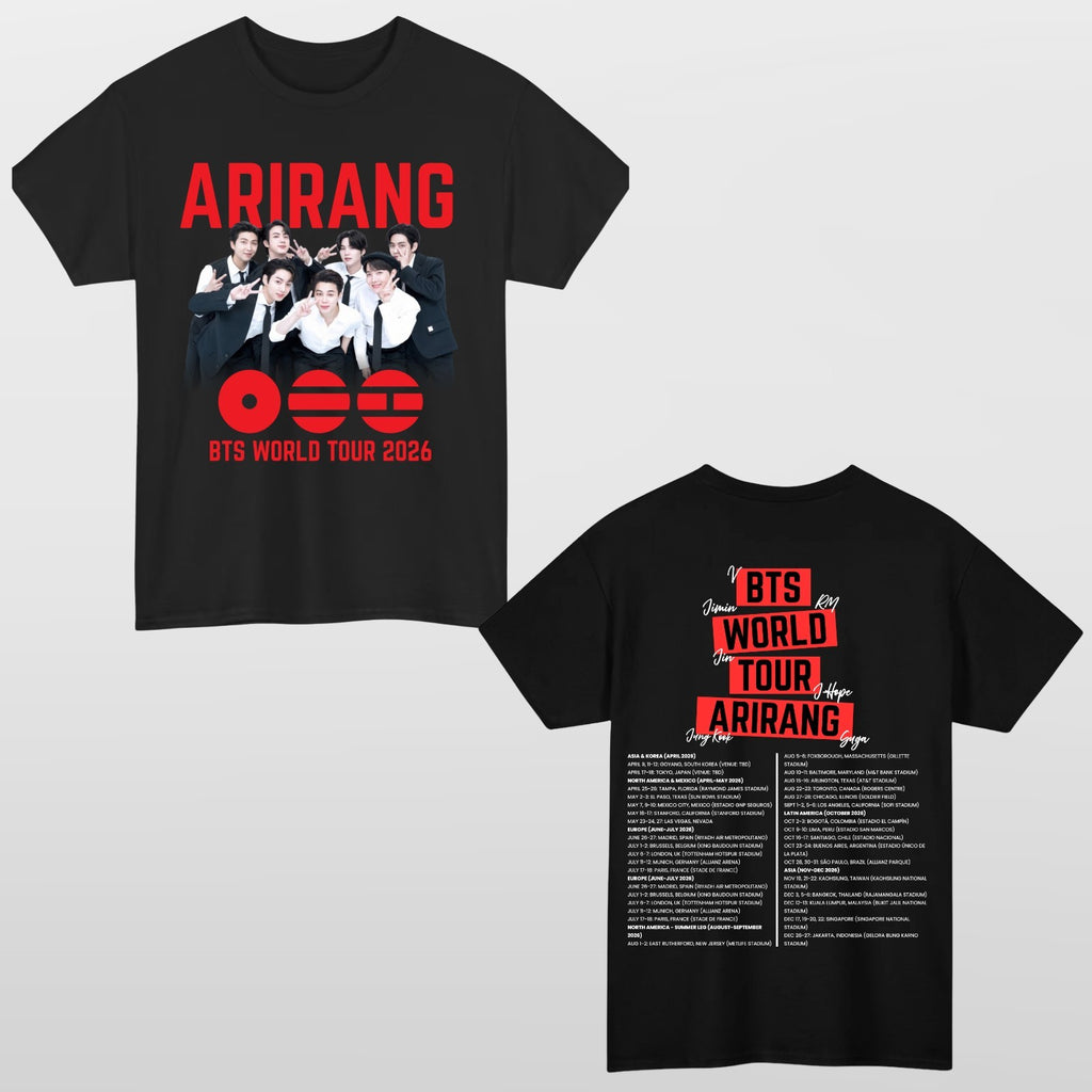 BTS Arirang Inspired World Tour T Shirt Unisex Adults Fan Merch Tee