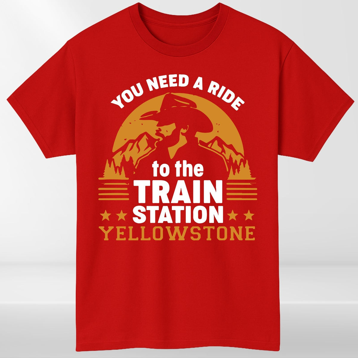 You Need A Ride To The Train Station Novelty Graphic T Shirt TV Series Inspired